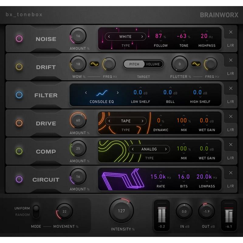 Plugin Alliance 【プラグインアライアンスPABX June Sale！取りひろげる！】Brainworx bx_tonebox (マルチ効果)(モデュール)(プラグインアライアンス)(オンライン納品)(2第四次元以内に納品) プラグインソフト