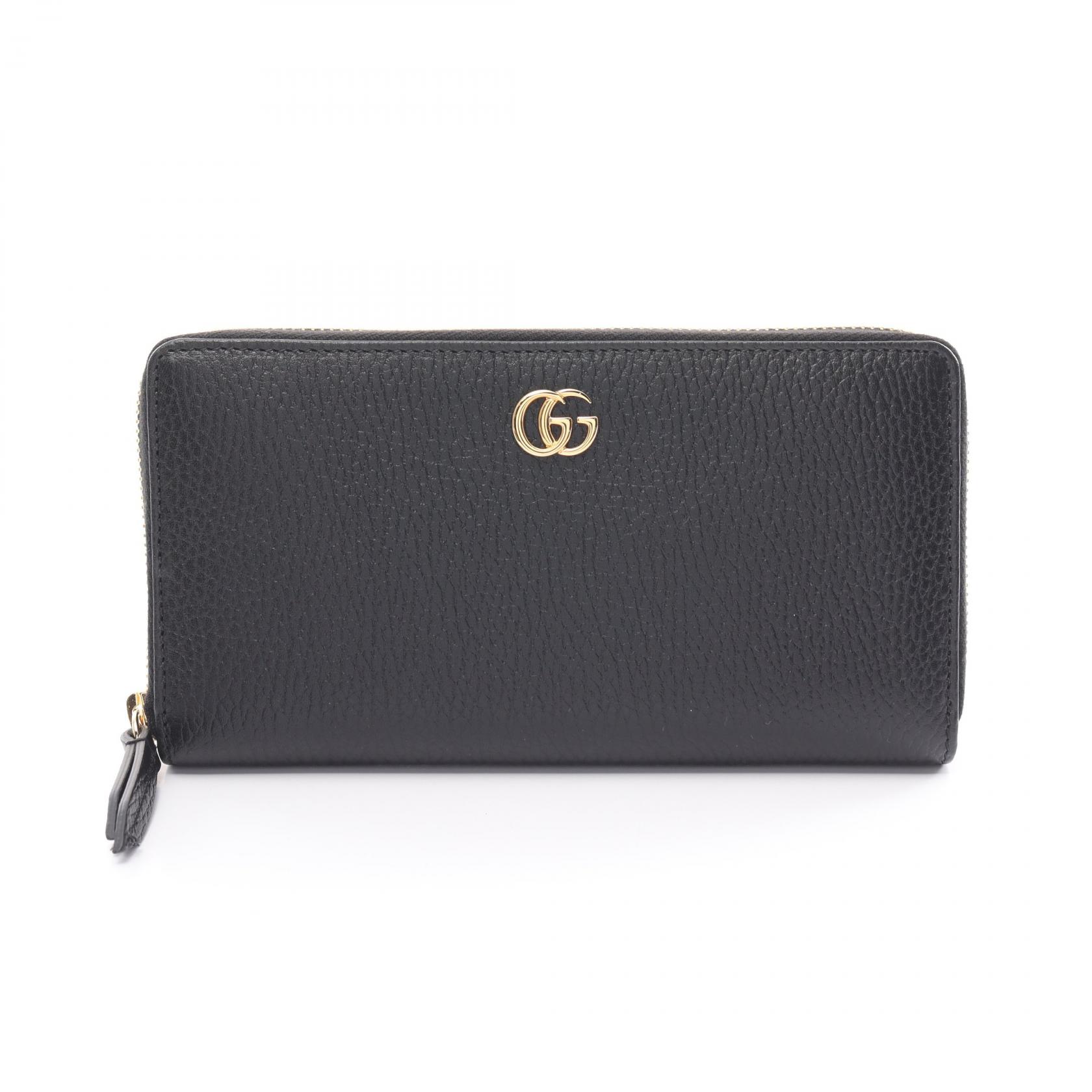 グッチ GGマーモント パイソン ジップアラウンドウォレット グッチ◇〔GGマーモント〕パイソン ジップアラウンドウォレット