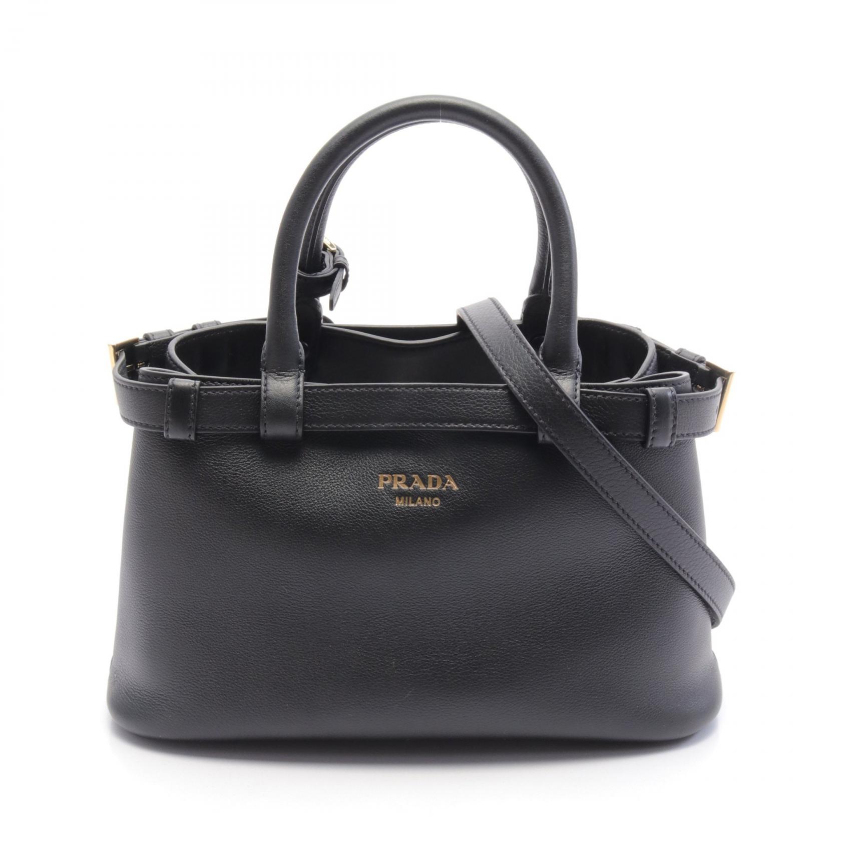 PRADA◆スモール レザー ハンドバッグ 1BC145_2DKV_F0002 22SS】新作 スモール レザー ハンドバッグ ◇プラダ◇全3色