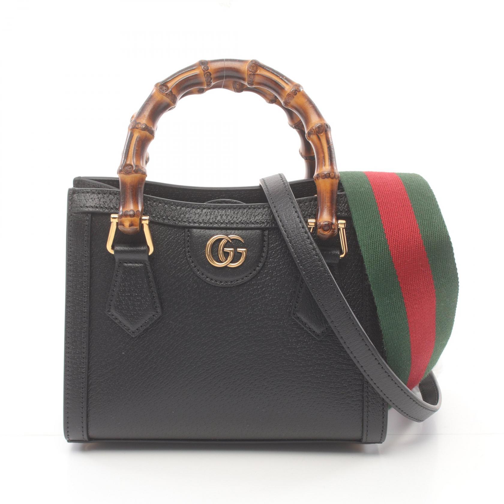 楽天市場】【美品】 GUCCI （グッチ） ﾀﾞｲｱﾅ ﾐﾆ ﾄｰﾄﾊﾞｯｸﾞ バッグ