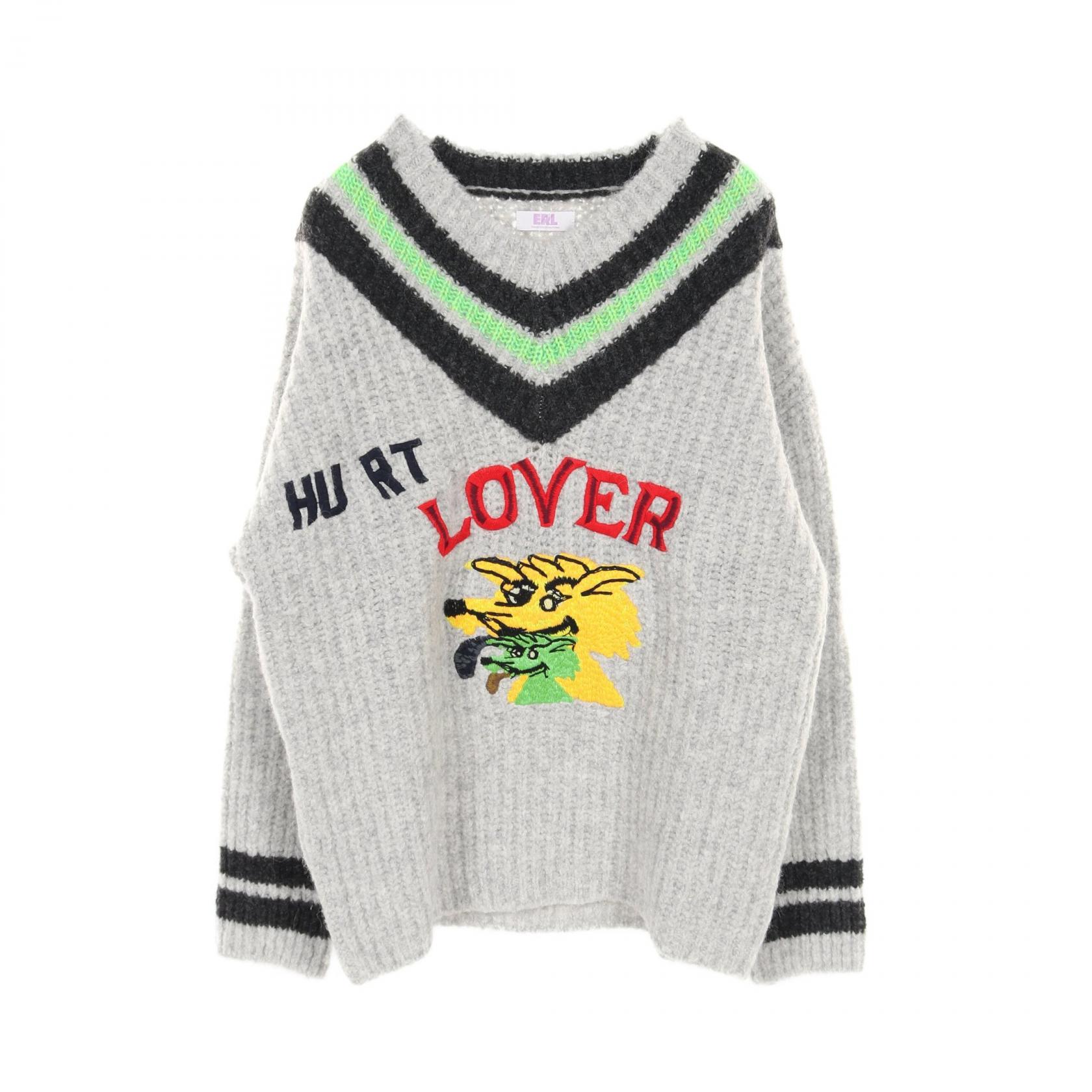 ERL Mohair混 セーター ERL セーター ニット 「ERL / イーアールエル」UNISEX MOHAIR