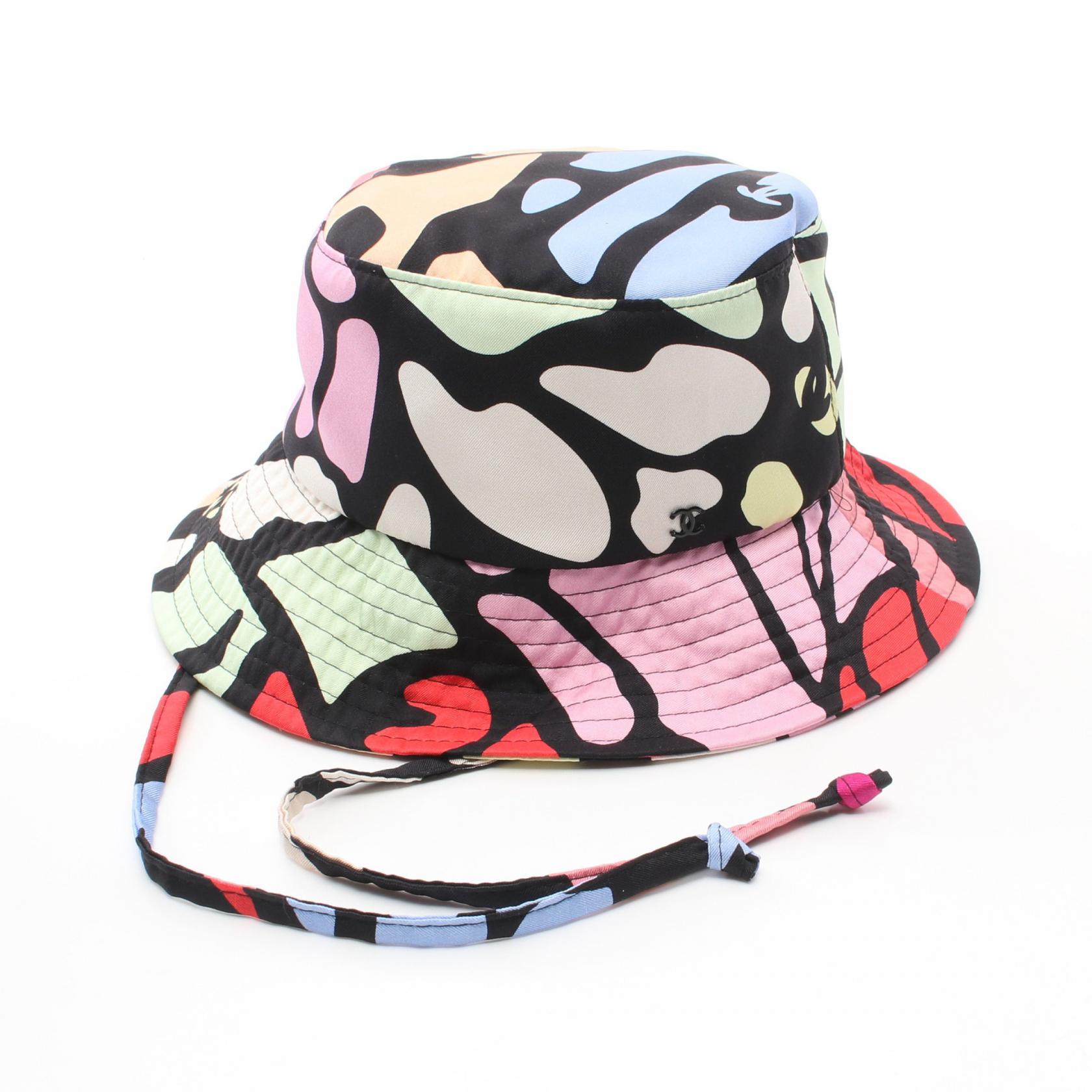 楽天市場】CHANEL シャネル ココマーク ハット 帽子 つば広 コットン