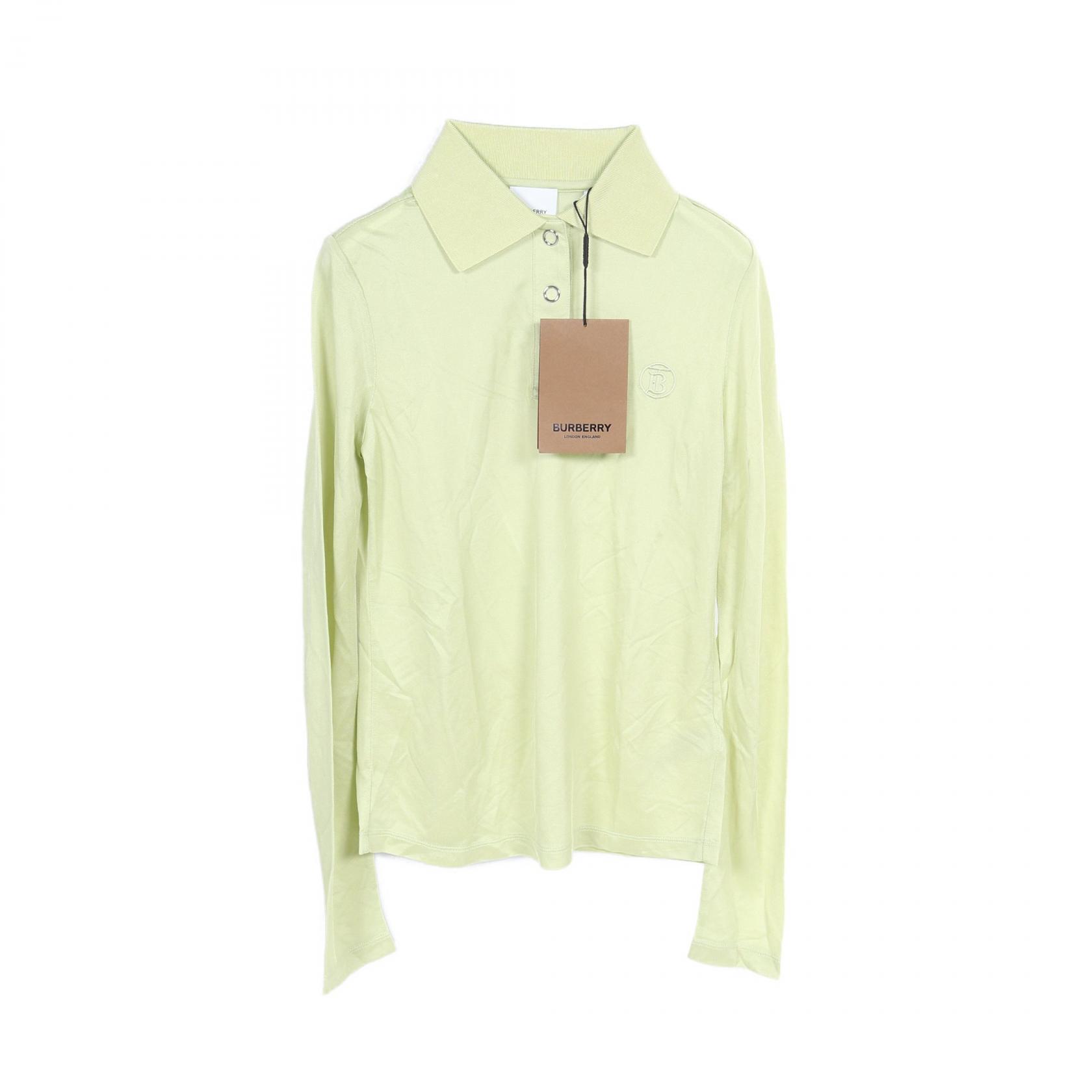 BURBERRY - 本物 バーバリーロンドンイングランド BURBERRY LONDON ENGLAND レーヨン ポロシャツ 長袖 トップス S グリーン レディース 衣類 洋服 中古 楽天市場】本物 バーバリーロンドンイングランド BURBERRY