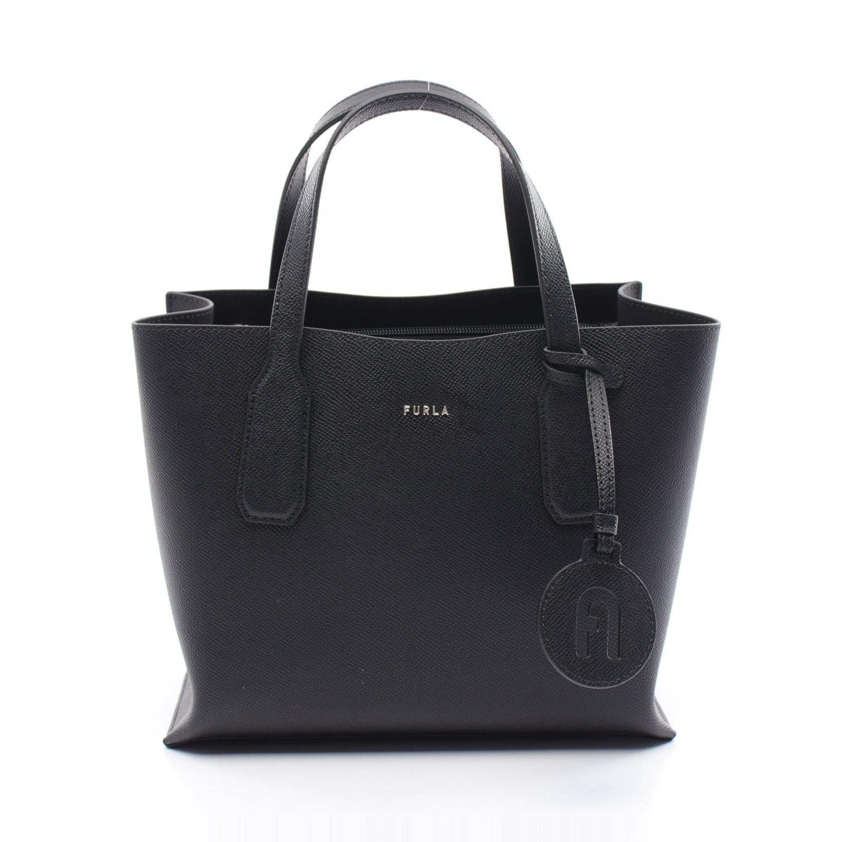 フルラ　トートバッグ　ハンドバッグ　レザー　ブラック　シルバーチャーム 楽天市場】【バッグ】FURLA フルラ ハンドバッグ トートバッグ