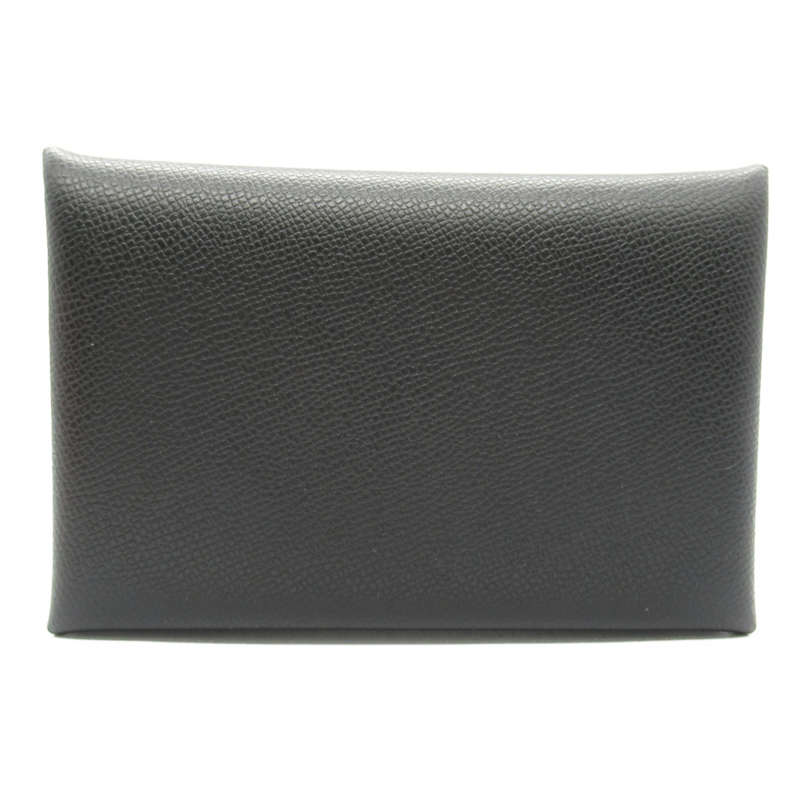 中古HERMESエルメス/名刺入れカルヴィ HERMES - エルメス W刻 ボックスカーフ カルヴィ カードケース