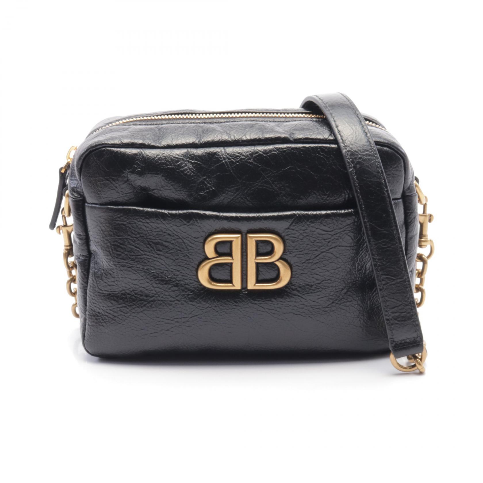 【関税・送料込み】BALENCIAGA Monaco XSショルダーバッグ 関税込☆BALENCIAGA☆軽くて柔らかMonaco ミディアムサイズ