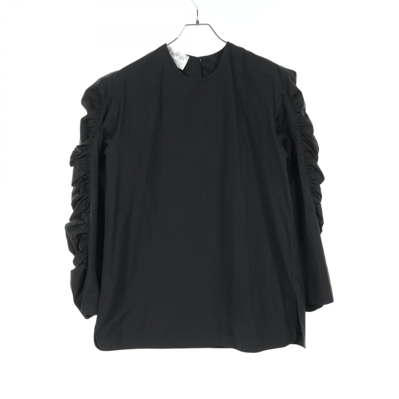 【2023/SS/定価3.8万】エヴァマン EVA MANN *別注 RENATE ブラウス*ベージュ長袖シャツギャザースリーブ(33-2404-859)【13E42】 2023/SS/定価3.8万】エヴァマン EVA MANN *別注 RENATE ブラウス