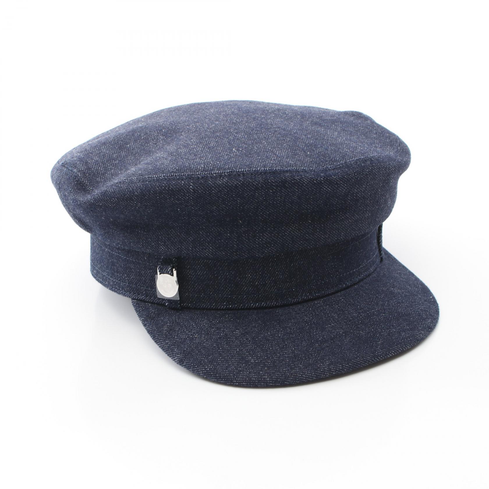 楽天市場】エルメス HERMES ドーヴィル デニム 帽子 コットン