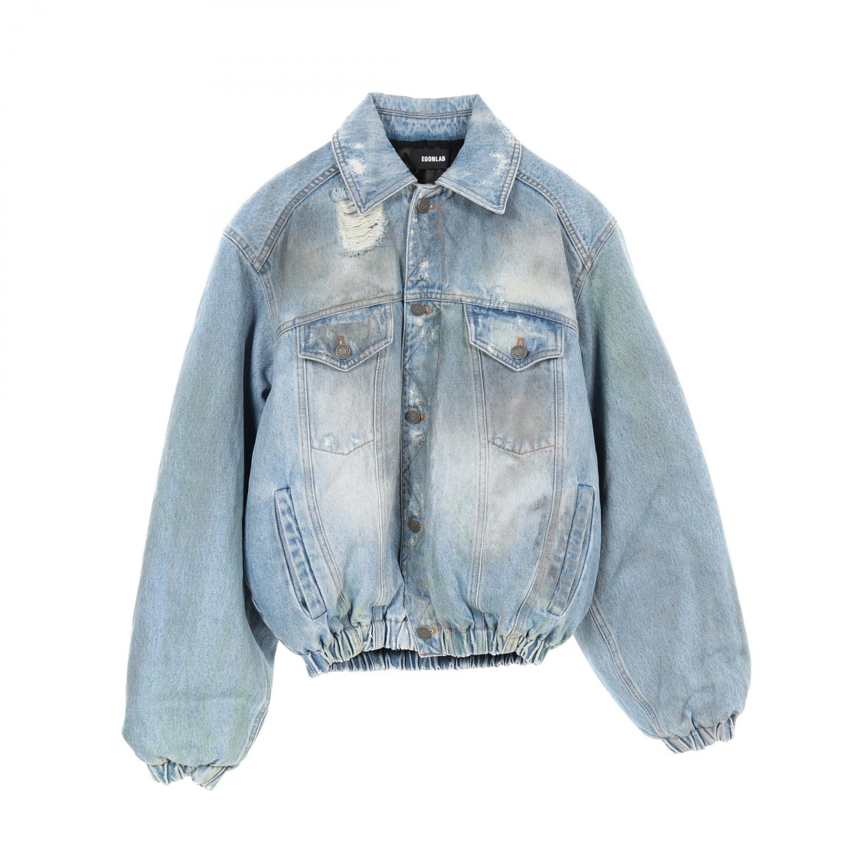 楽天市場】EZRA FITCH エズラ フィッチ ダメージ加工 デニムジャケット