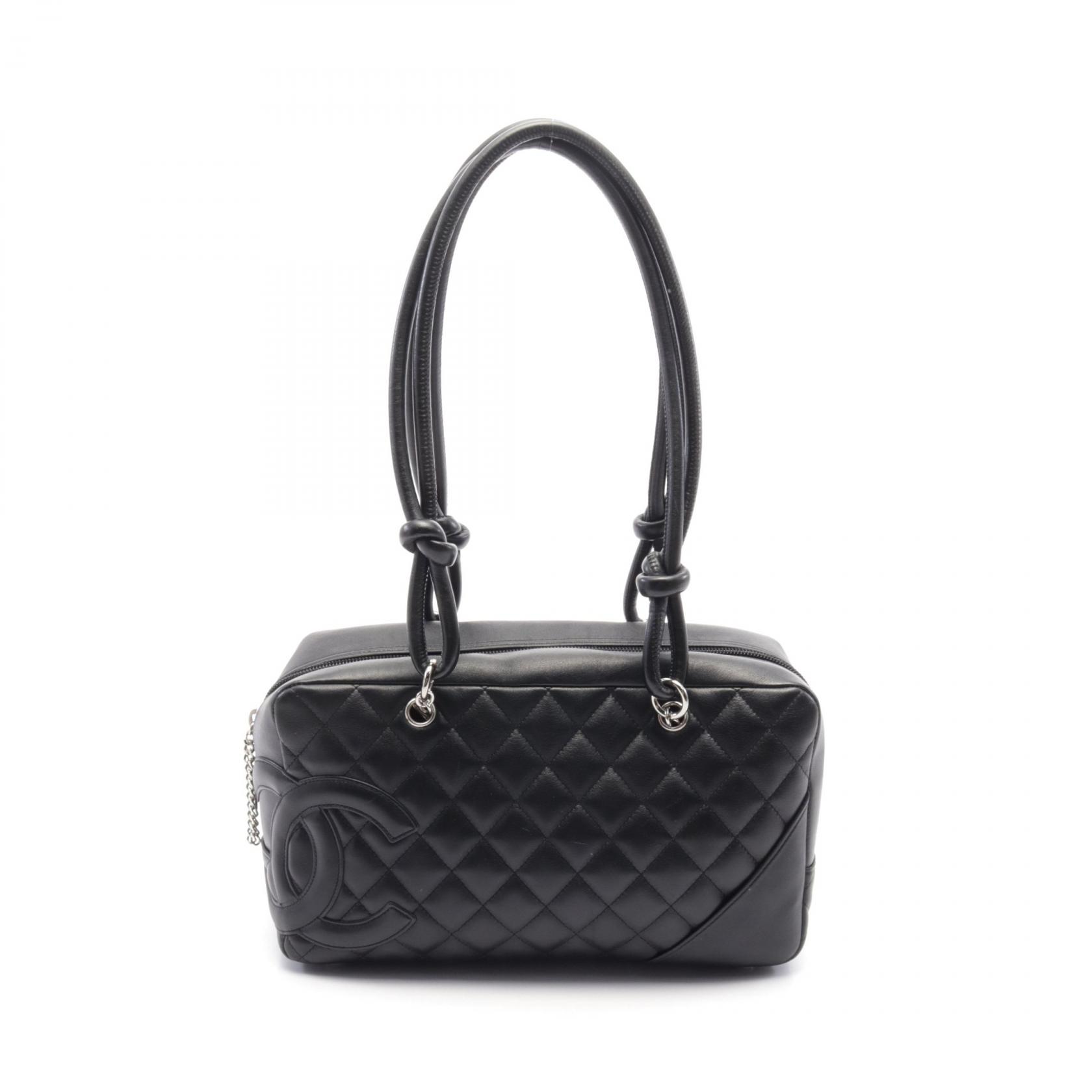 CHANEL カンボンライン ボーリングバッグ ホワイト パイソン 楽天市場】【中古】シャネル カンボン ボーリングバッグ