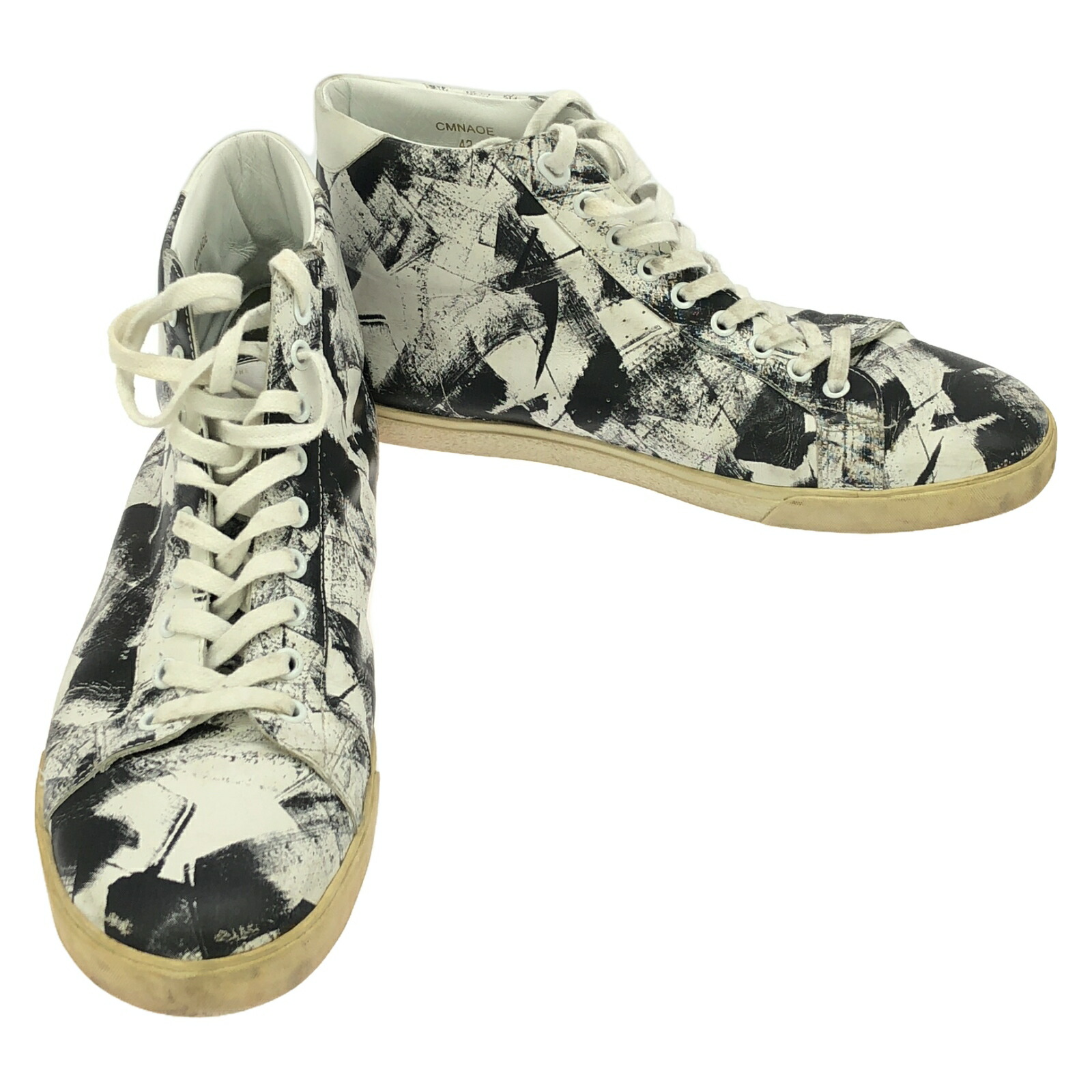 美品✨セリーヌ CT-04 サイドロゴ メンズ 25cm相当 White CT-04 Leather Sneakers | CELINE HOMME | MR PORTER