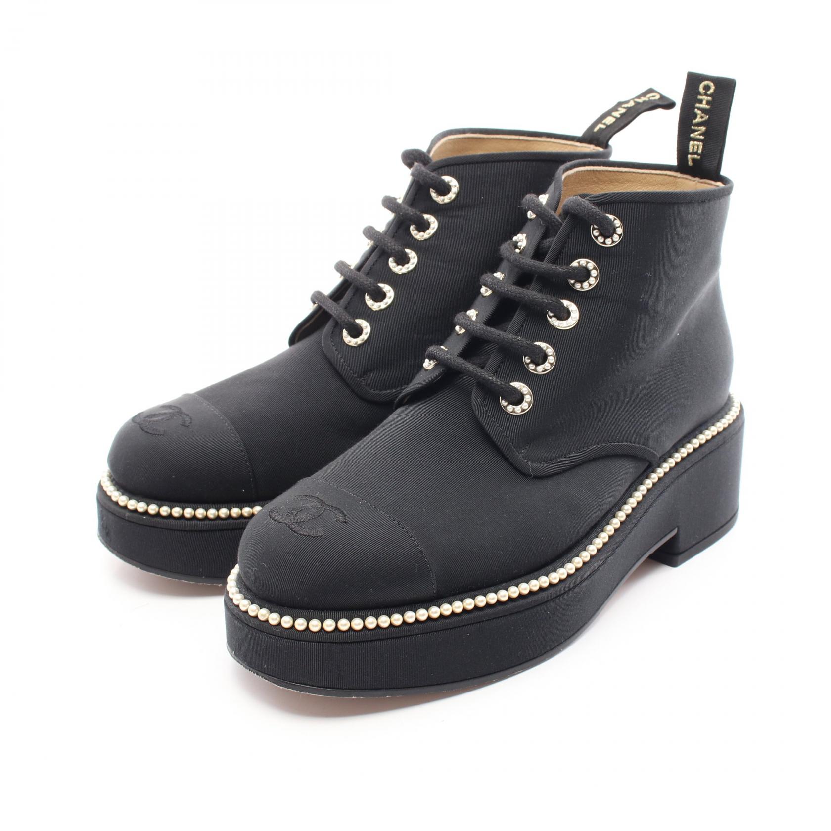 【M】CHANELブーツ 都会的シルエット♡】CHANEL ブーツ (CHANEL/ロングブーツ) G46762