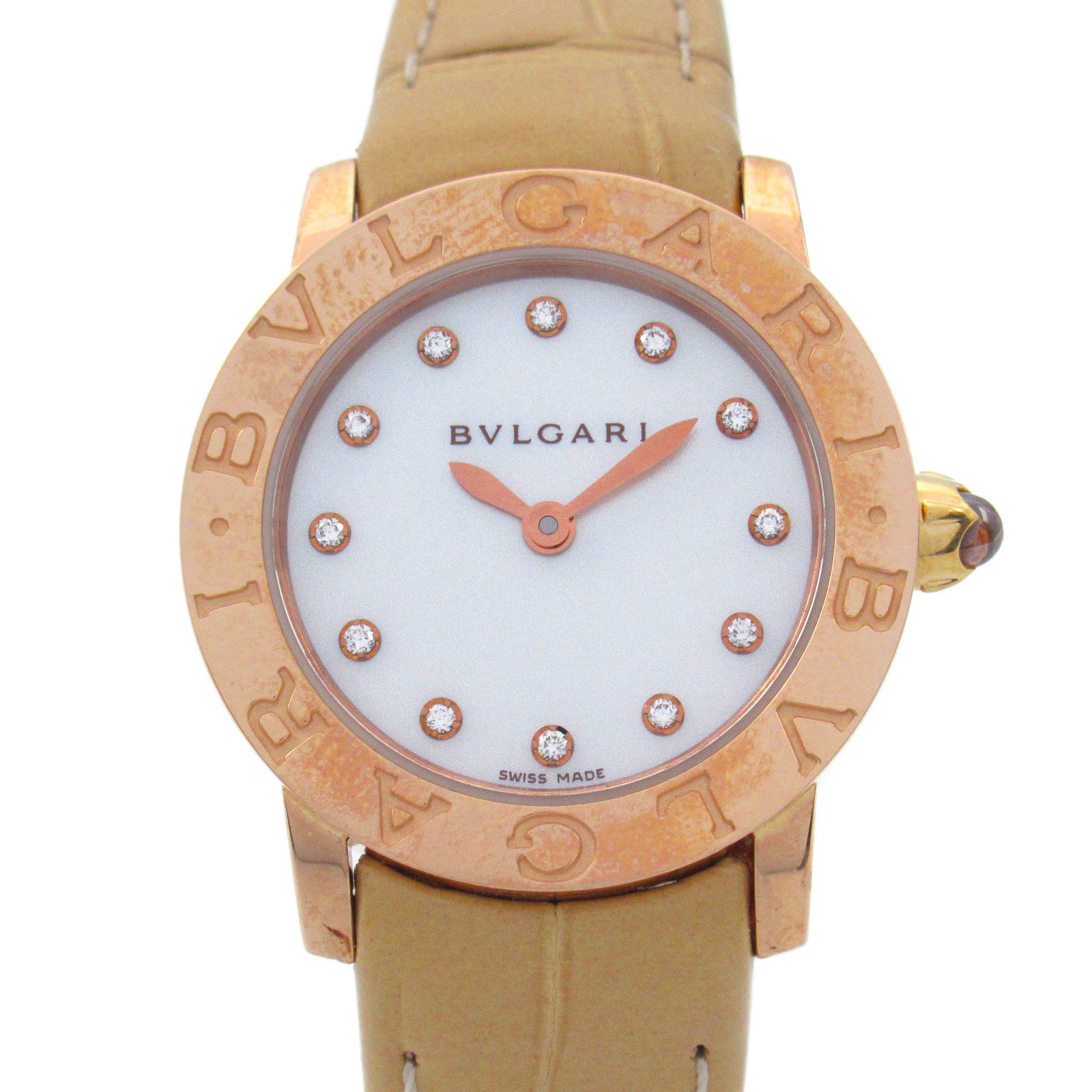 楽天市場】BVLGARI ブルガリ オーバル ダイヤモンドベゼル ホワイト