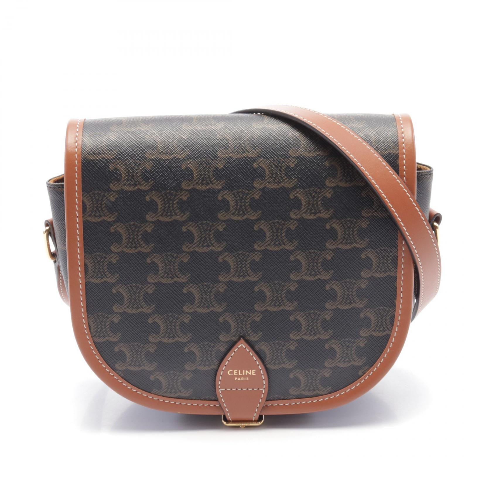 VINTAGE●CELINE●セリーヌ ミディアムフォルコ バッグ CELINE - セリーヌ トリオンフ ミディアム フォルコ ショルダー