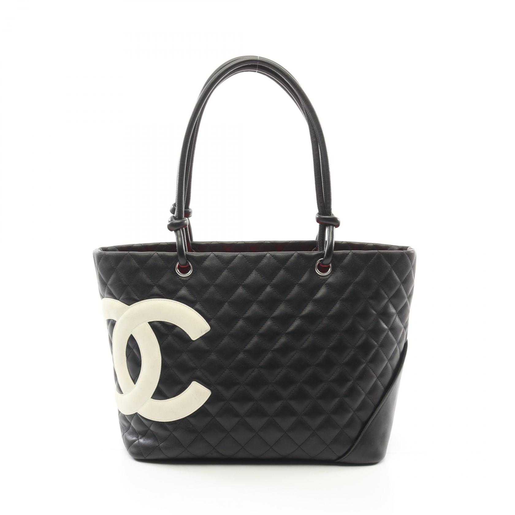 楽天市場】シャネル CHANEL カンボンラインミディアムトート