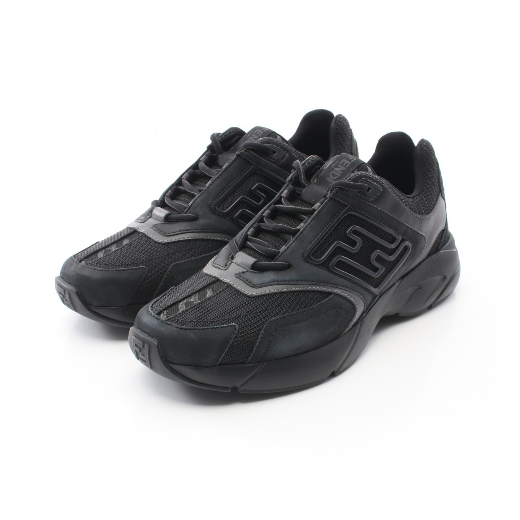 フェンディ　スニーカー 楽天市場】FENDI フェンディ 「7」 イタリア製 厚底ラバーソールレザー