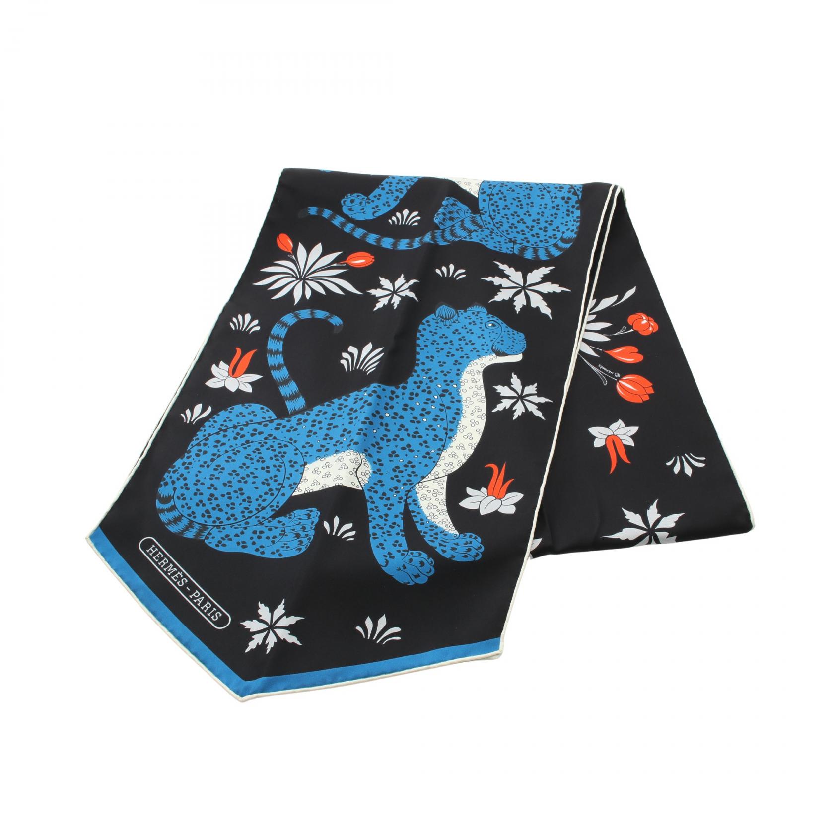 楽天市場】HERMES エルメス Les Leopards Bandana レオパード