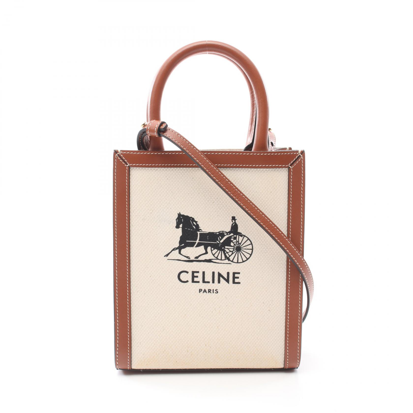 楽天市場】CELINE セリーヌ ミニ バーティカルカバ トートバッグ