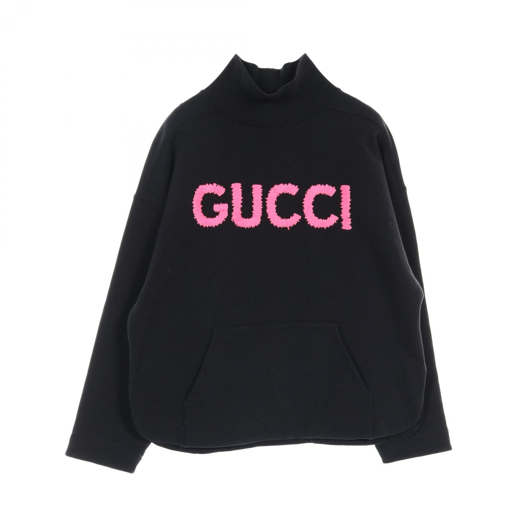 最終値下げ！GUCCIドットロゴスウェット GUCCI - GUCCI グッチ ドット柄 ロゴスウェット ブラック 新品の