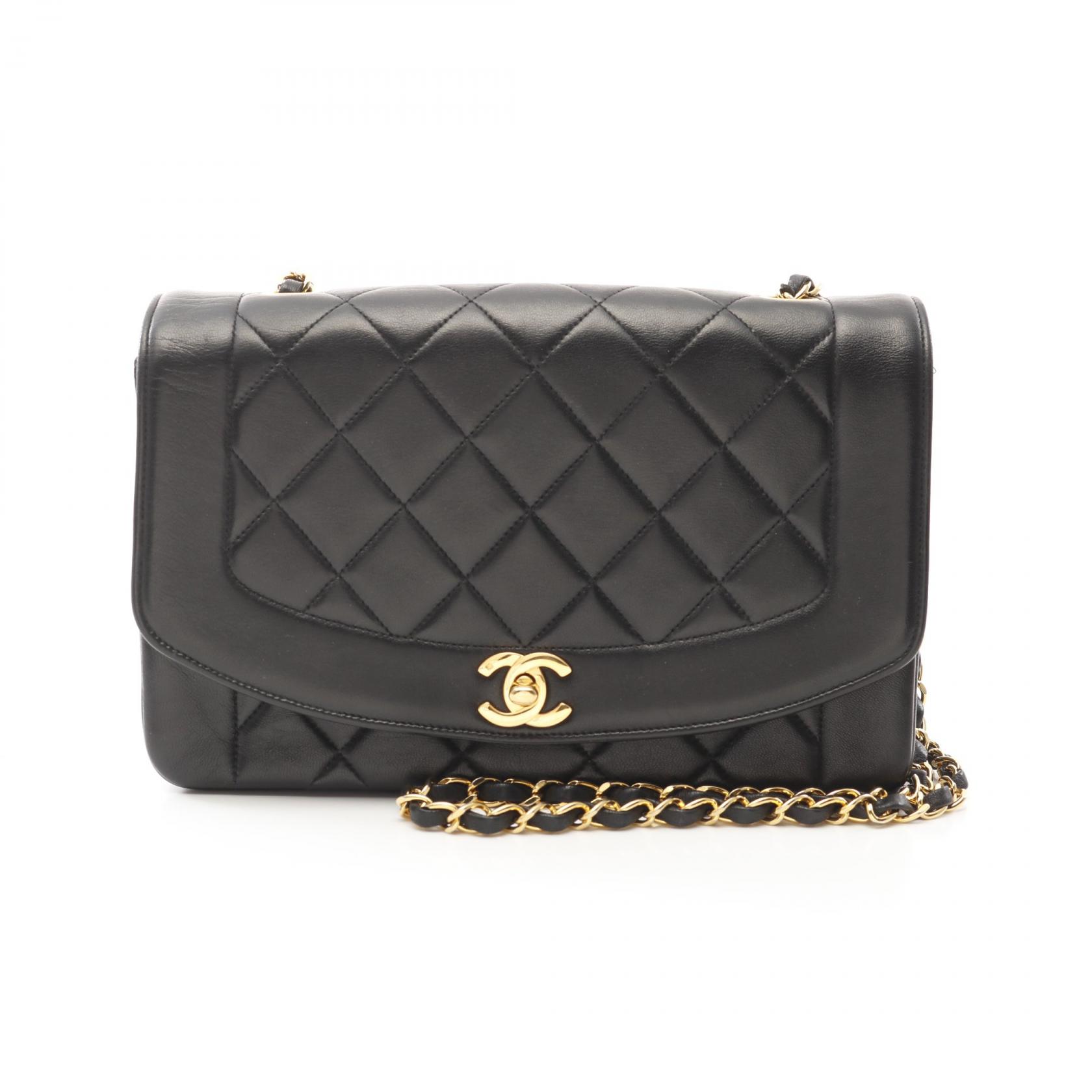 シャネル ダイアナ マトラッセフラップチェーンショルダーバッグ 22 美品❣️黒 楽天市場】シャネル CHANEL マトラッセ ダイアナフラップ