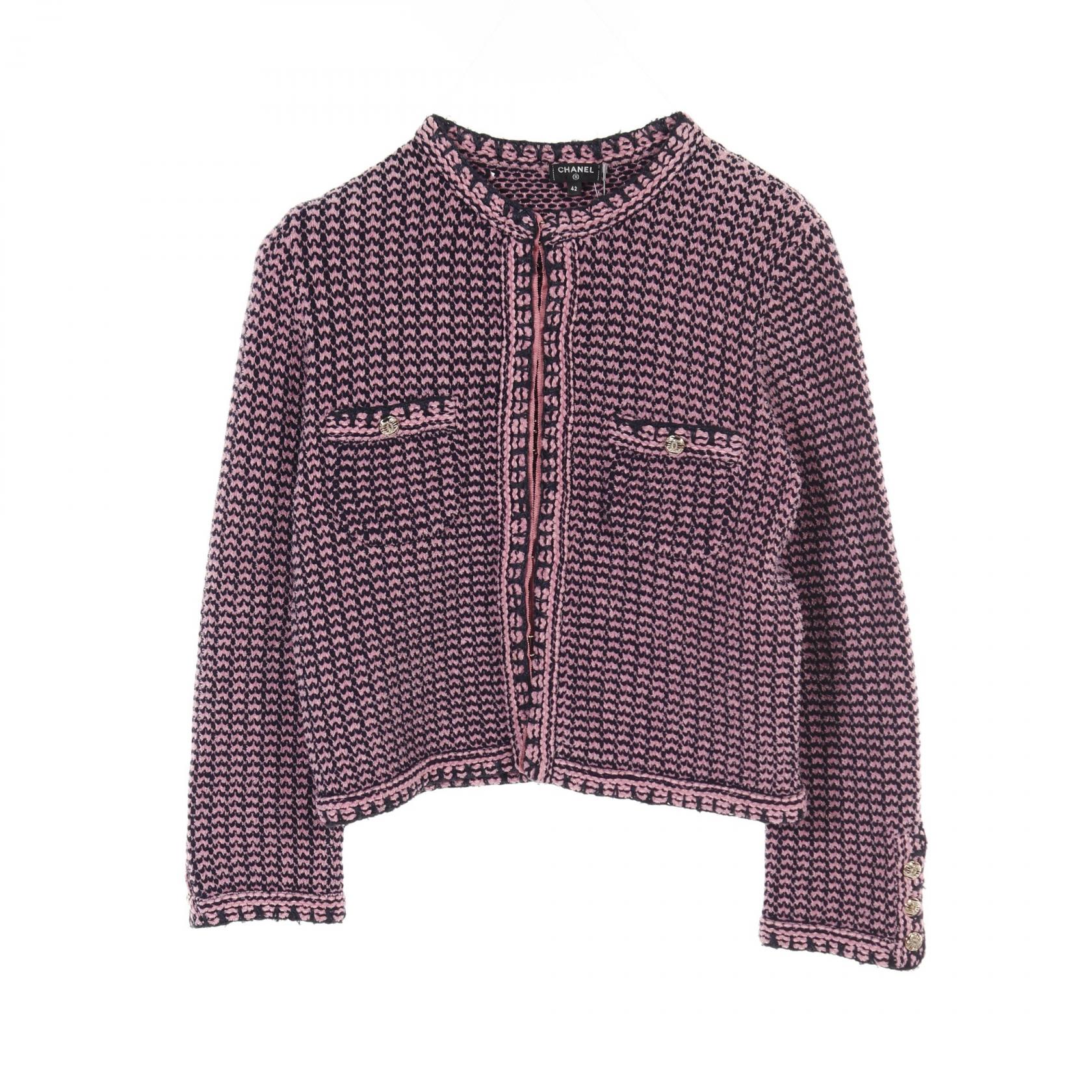CHANEL ニットベスト 紫 38　カシミア100% CHANEL ニットベスト 紫 38 カシミア100% レディース