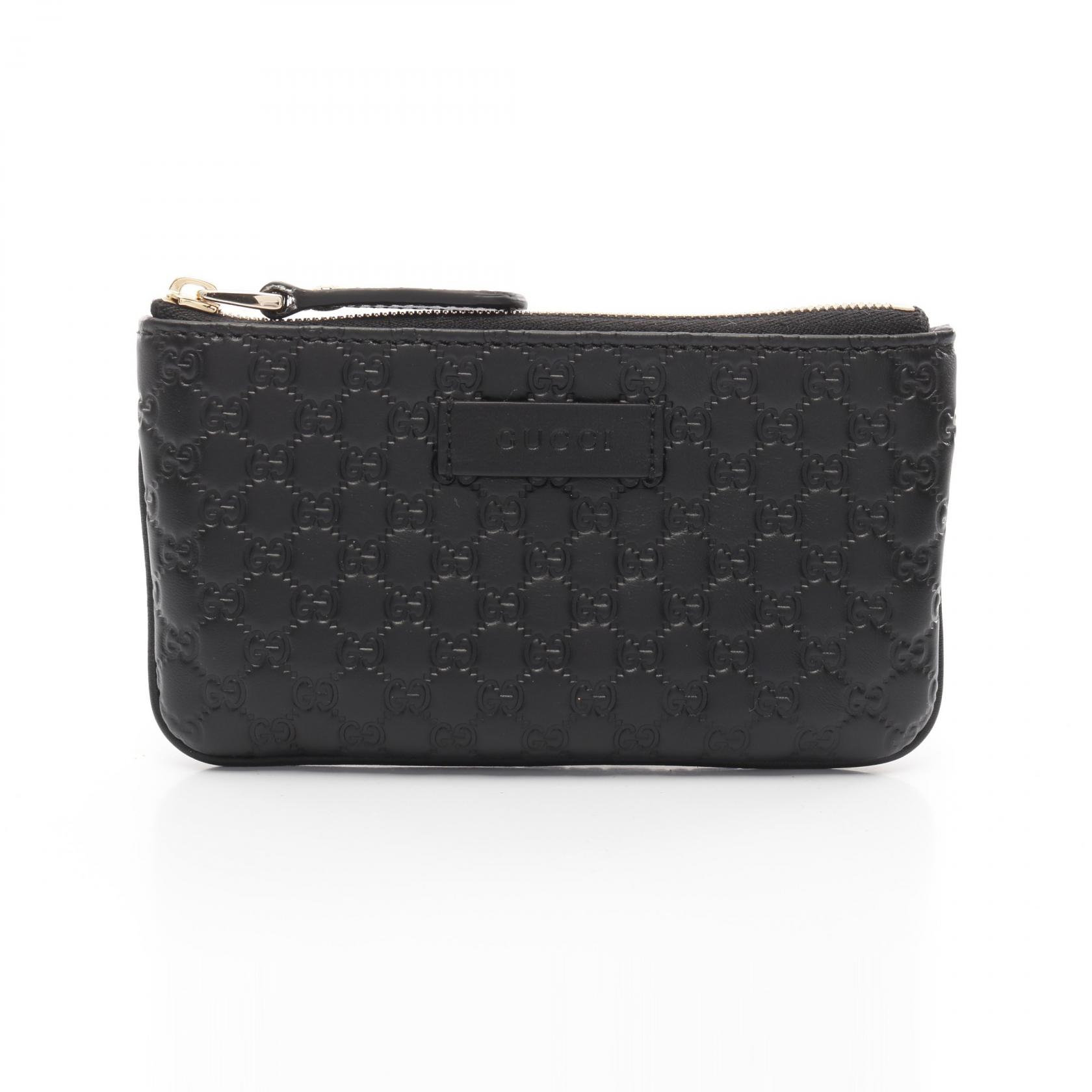 良品　GUCCI グッチ　グッチシマ　レザー　ハート　コインケース　ミニポーチ 良品 GUCCI グッチ グッチシマ レザー ハート コインケース