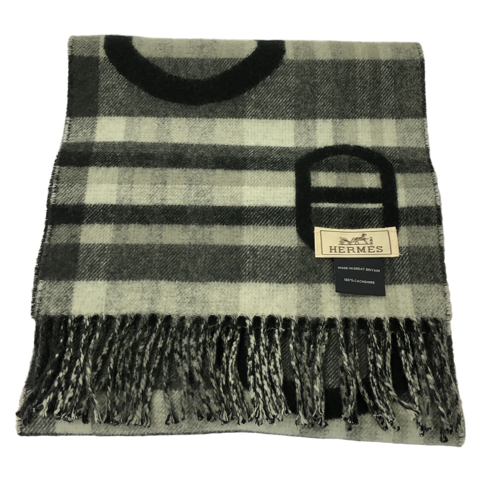 楽天市場】HERMES エルメス 大判ストール マフラー フリンジ ライオン