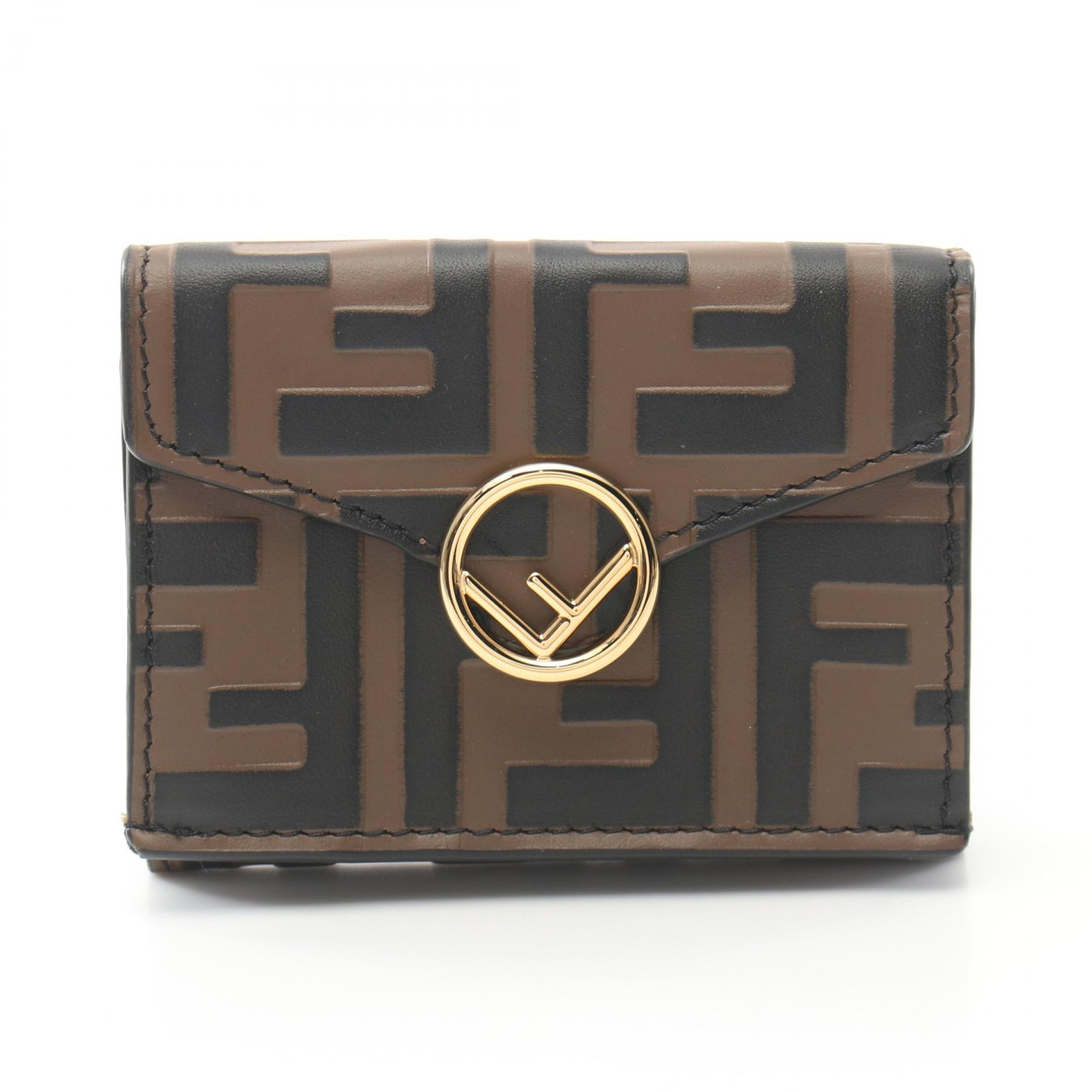 楽天市場】FENDI フェンディ ダイアゴナル ズッカ柄 コンパクト