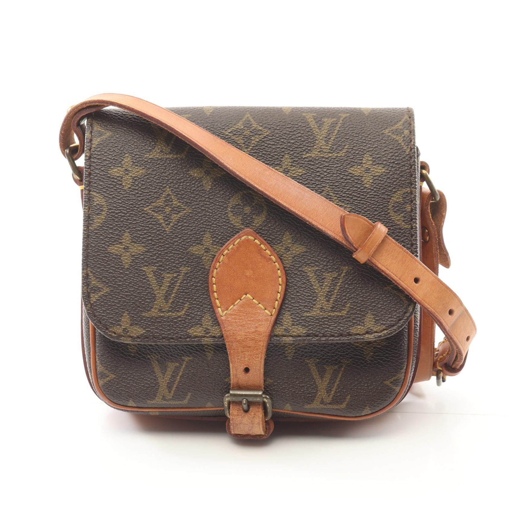 LOUIS VUITTON ルイヴィトン　キュイールベキア トロター　ショルダー ルイヴィトンキュイールベキア トロターMM ブラウン シルバー
