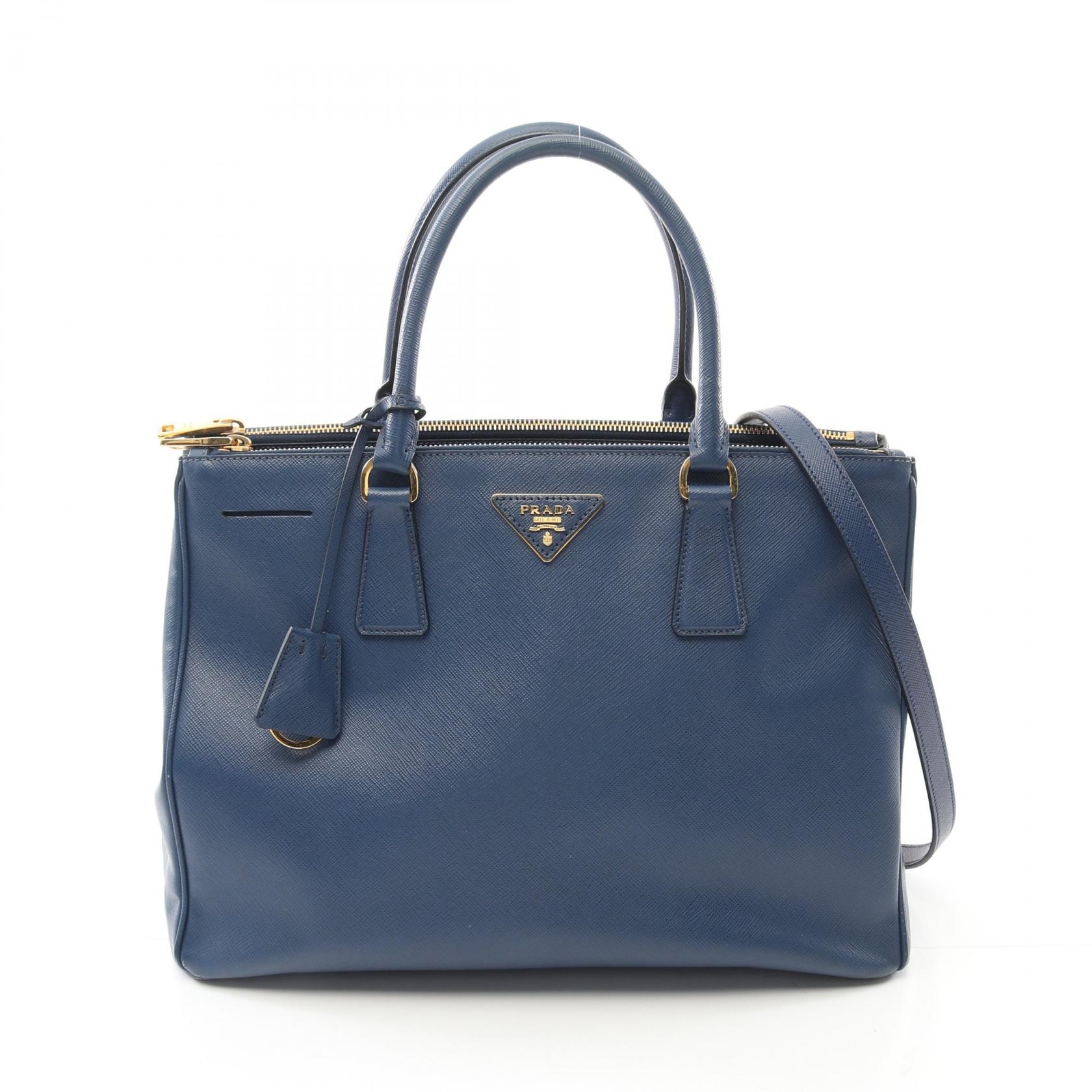 PRADA ネイビー ハンドバッグ ネイビー（紺）系 PRADA(プラダ) トートバッグ(レディース
