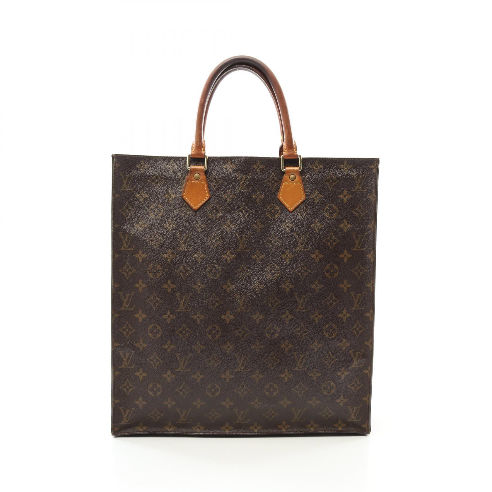 ルイ・ヴィトン LOUIS VUITTON サックプラ モノグラム トートバッグ