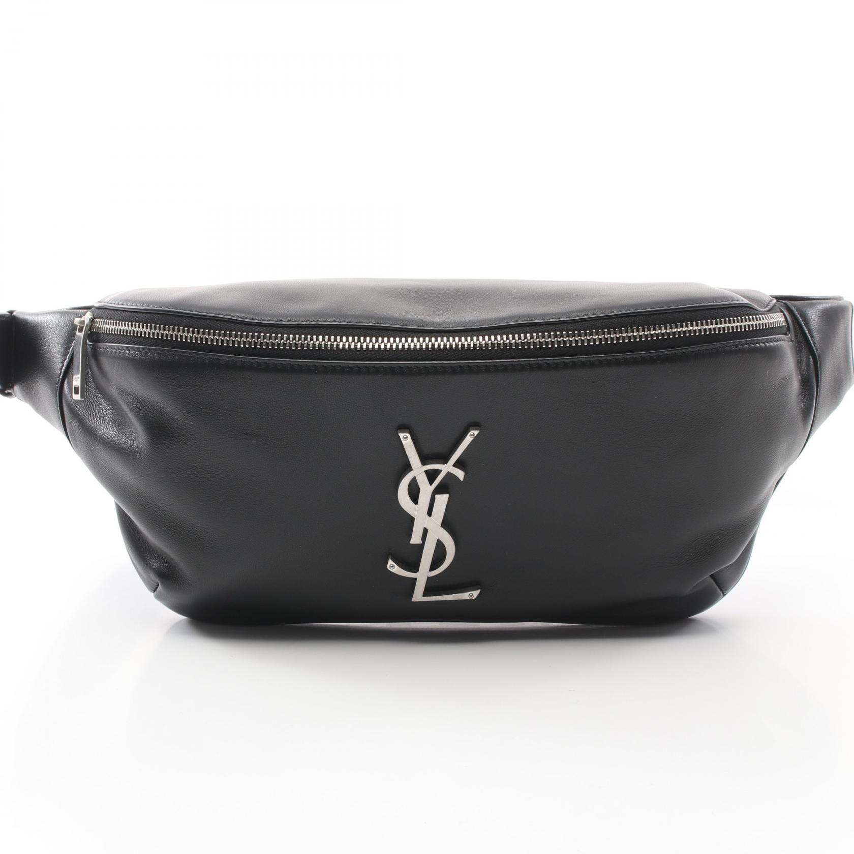YSL ブラック ボディバッグ SAINT LAURENT ブラック ボディバッグ - メルカリ