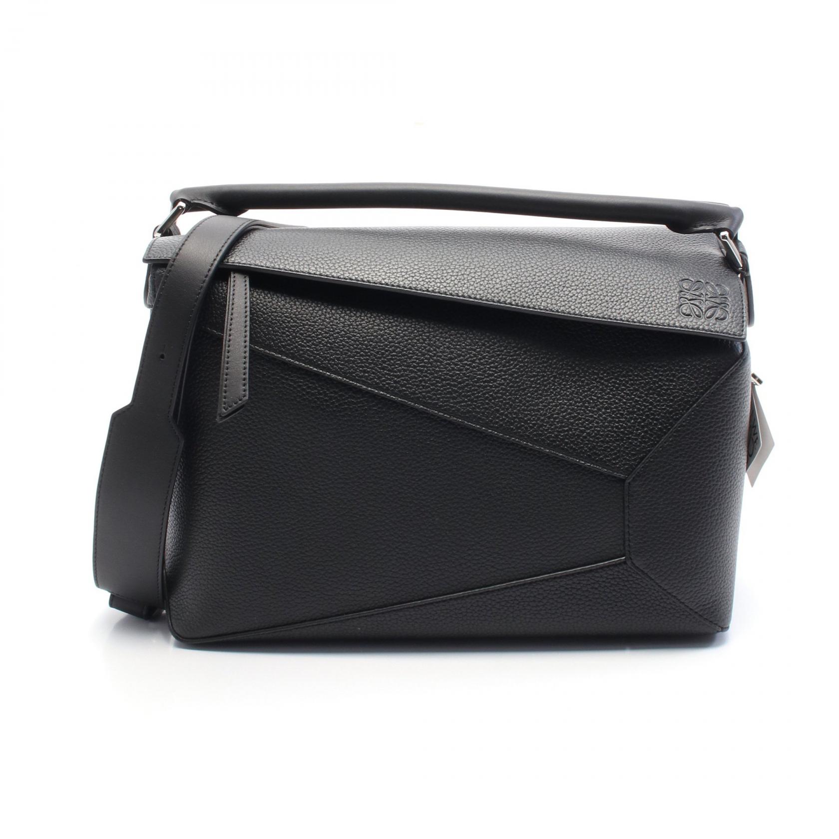 楽天市場】【美品】ロエベ 【LOEWE】 パズルバッグ XL ブラック