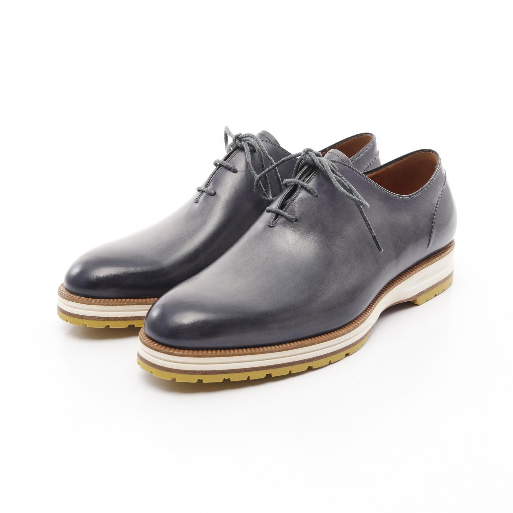 ベルルッティ BERLUTI アレッサンドロ ホールカット レザーシューズ8.5 ベルルッティ ALESSANDRO(アレッサンドロ) ホールカット ダーク