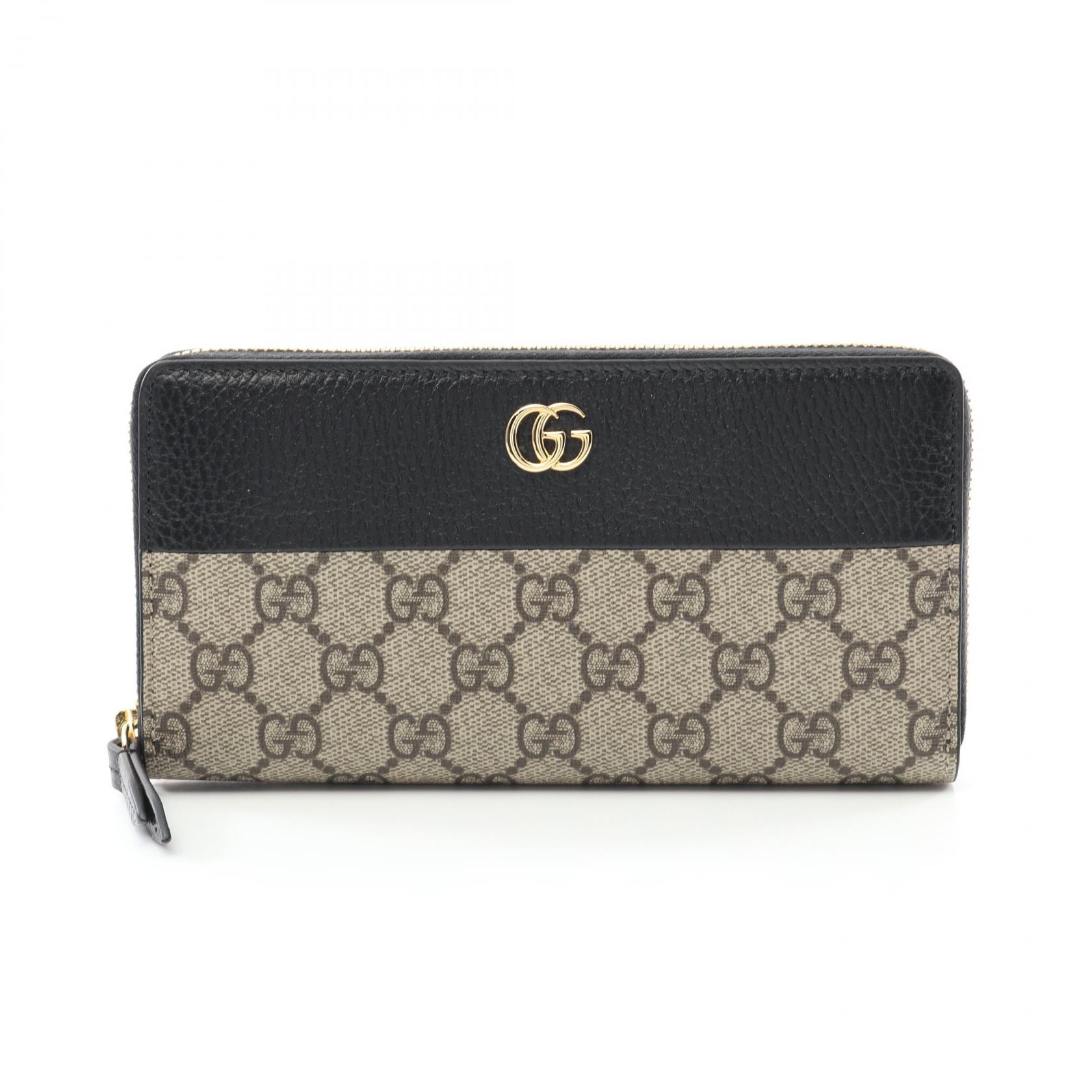 楽天市場】【新品】 【GUCCI】 グッチ 長財布 GGマーモント レザー