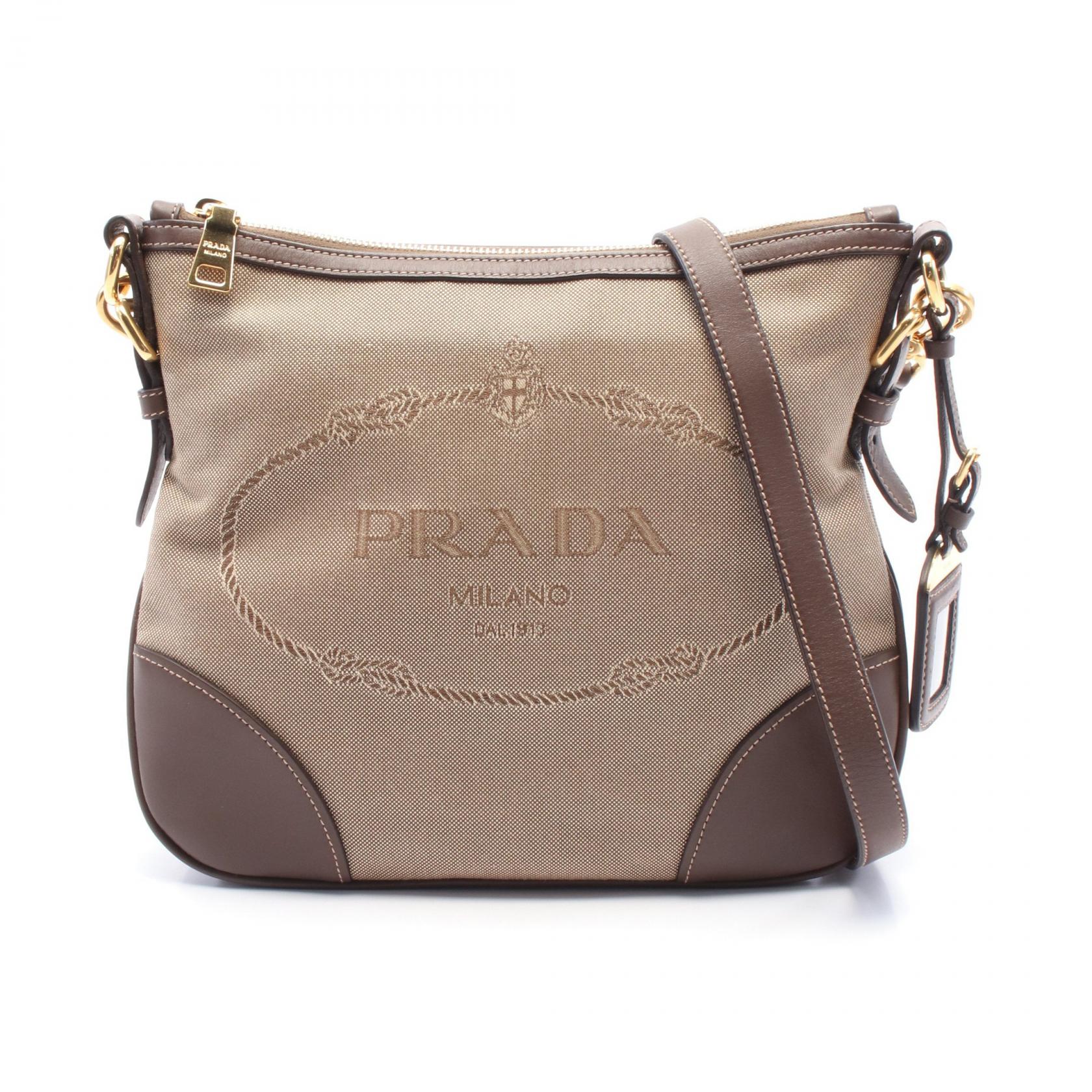 楽天市場】PRADA プラダ ロゴジャガード ショルダーバッグ