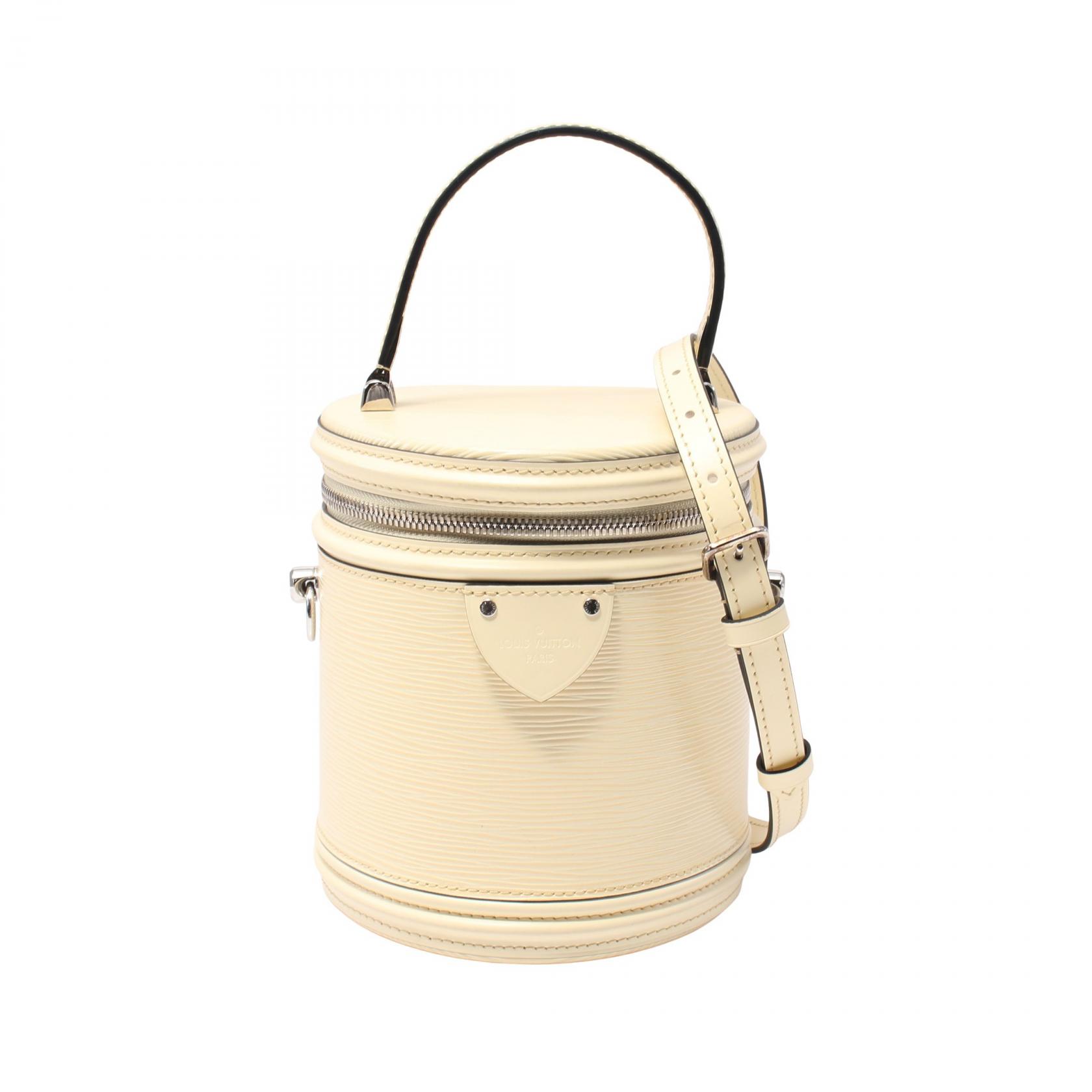 ルイ・ヴィトン LOUIS VUITTON カンヌ ハンドバッグ バッグ レザー イエロー系 【中古】