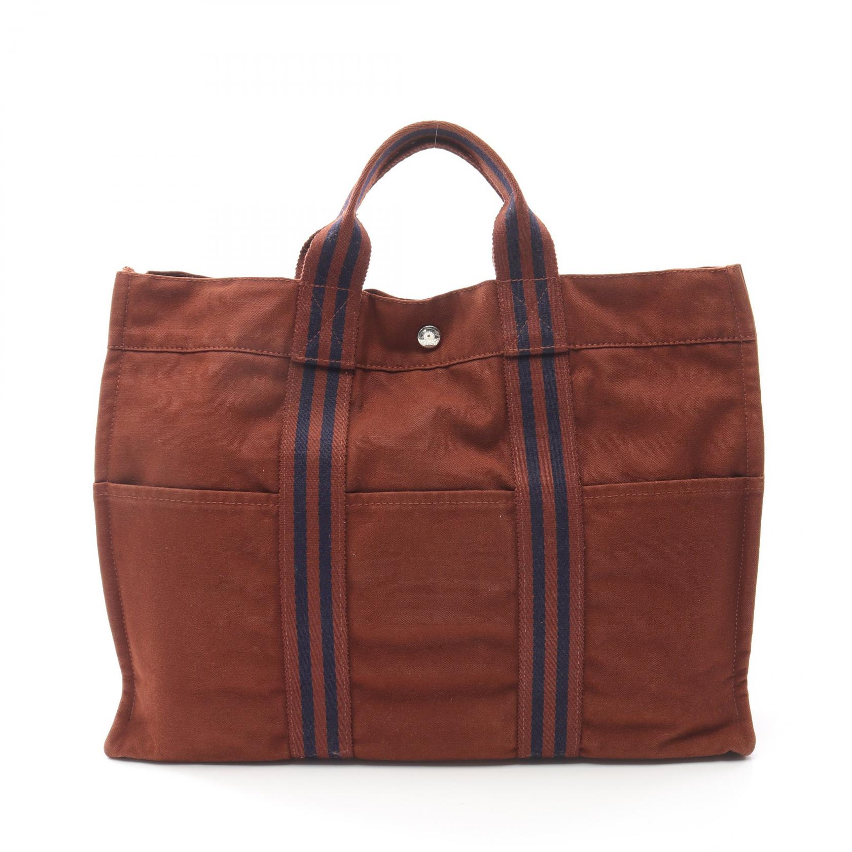 マリリンさま　HERMES フールトゥPM キャンバスバッグ　お値下げ 楽天市場】≪新品≫ エルメス ブリッドアブラック PM ブルー