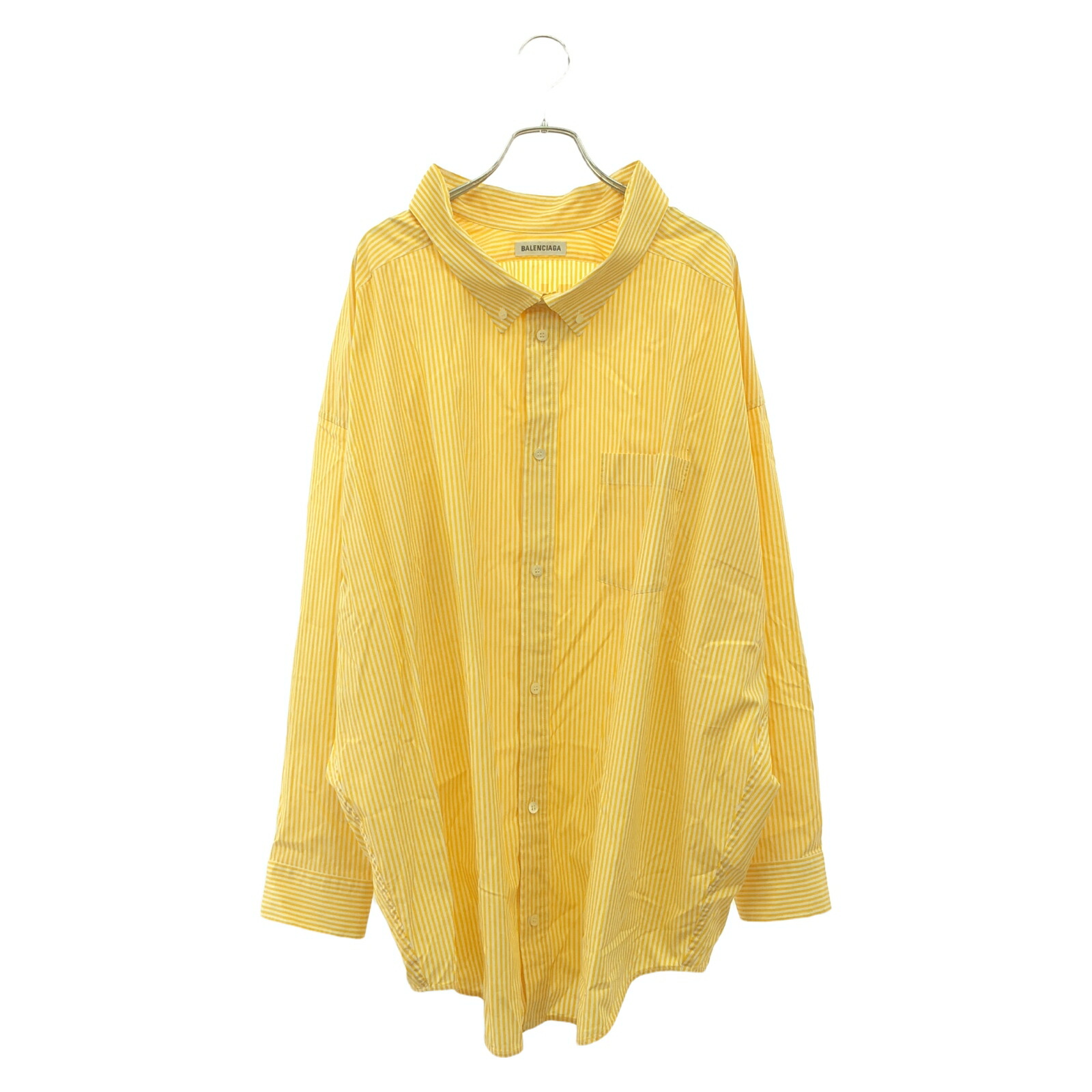 試着のみ　balenciaga コクーンシャツ　ユニセックス　サイズ34 楽天市場】BALENCIAGA バレンシアガ 23SS COCOON SHIRT オーバー