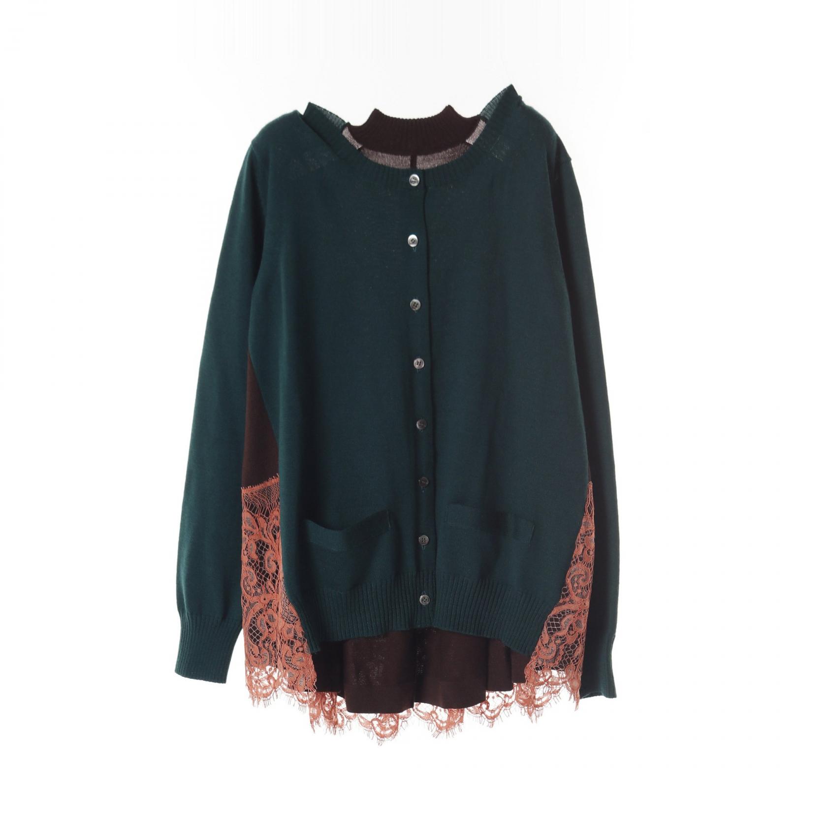 楽天市場】Sacai サカイ カーディガン サイズ:1 ハイゲージ ニット V