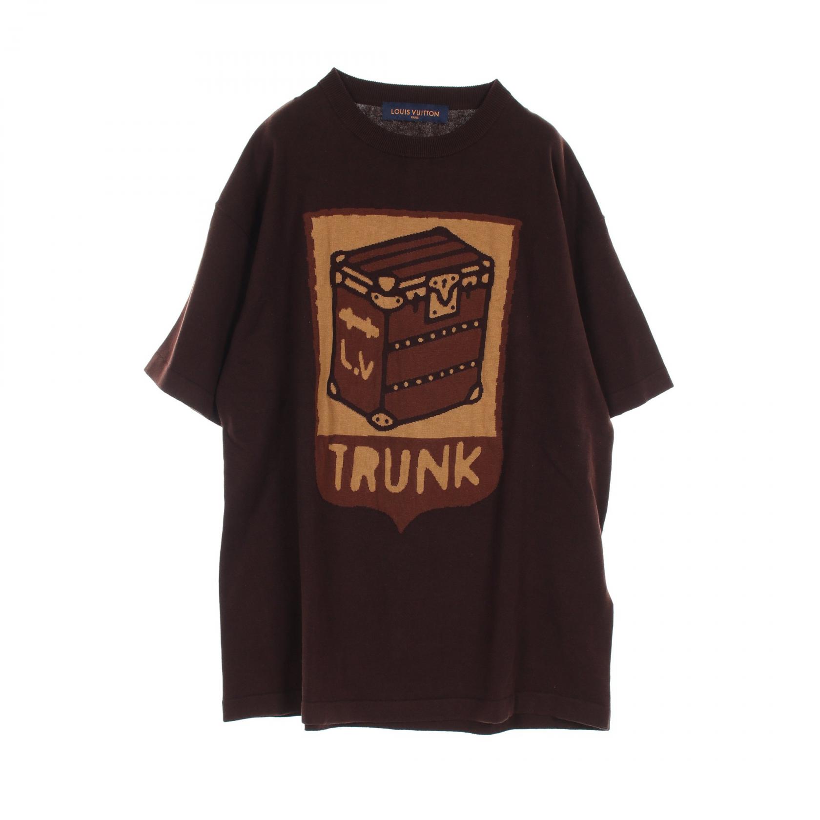 ルイ・ヴィトン SOLT PRINT TEE カットソー LOUIS VUITTON(ルイヴィトン) SOLT PRINT TEE半袖Tシャツ ブルー