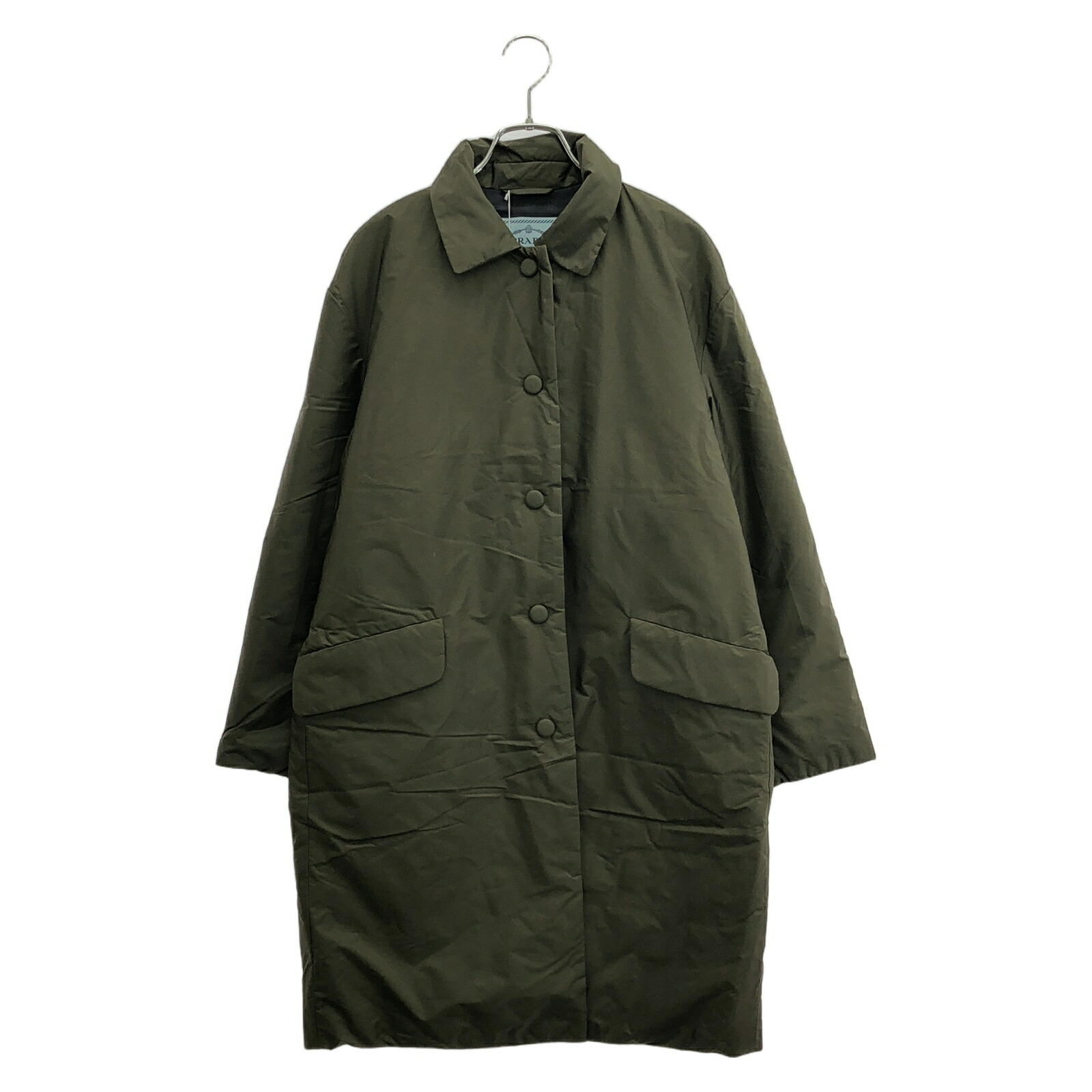 PRADA カーキダークグレー モッズコート　プラダ　早い者勝ち PRADA カーキダークグレー モッズコート プラダ 早い者勝ち 紗栄子が