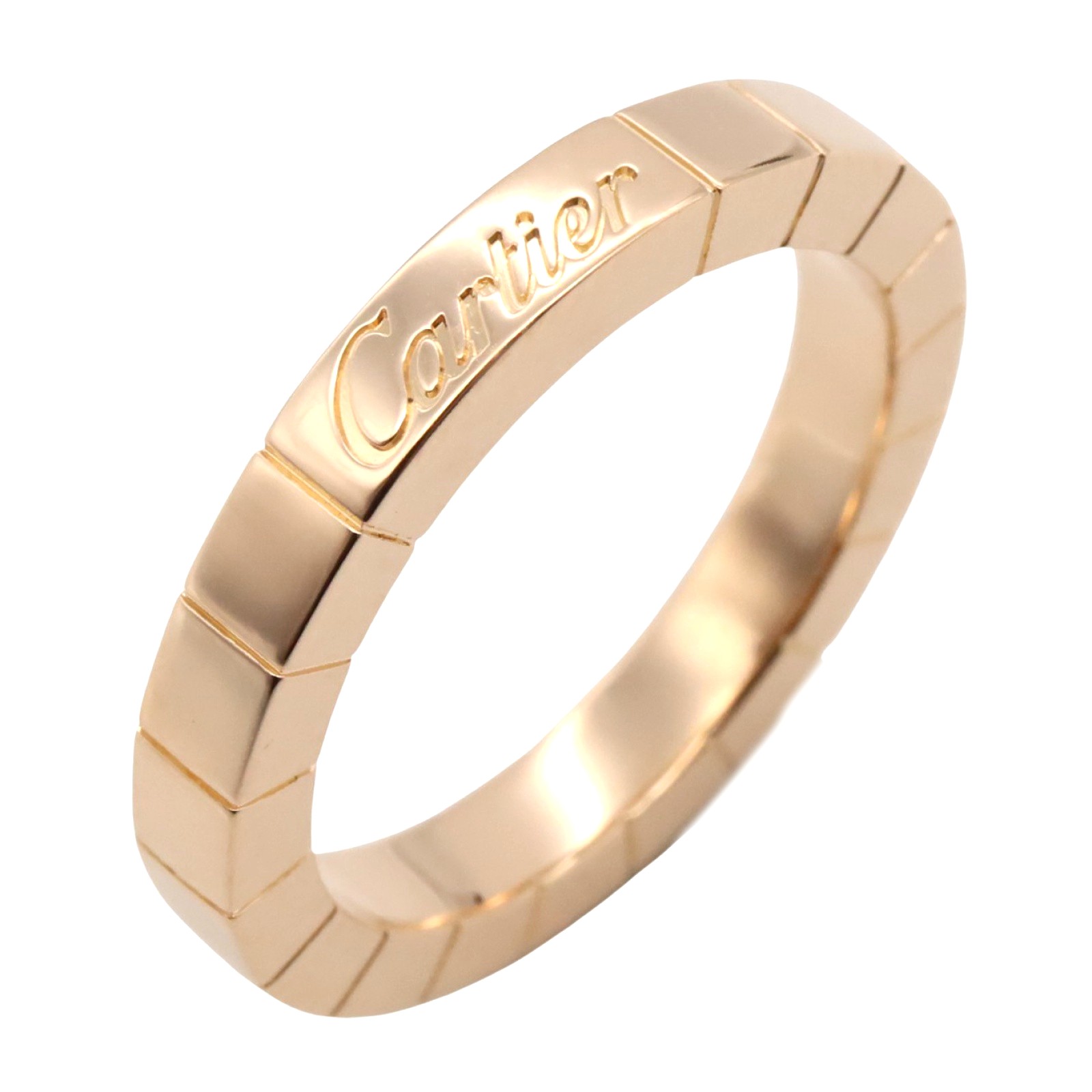 楽天市場】カルティエ Cartier リング ラニエール ハーフ K18WG