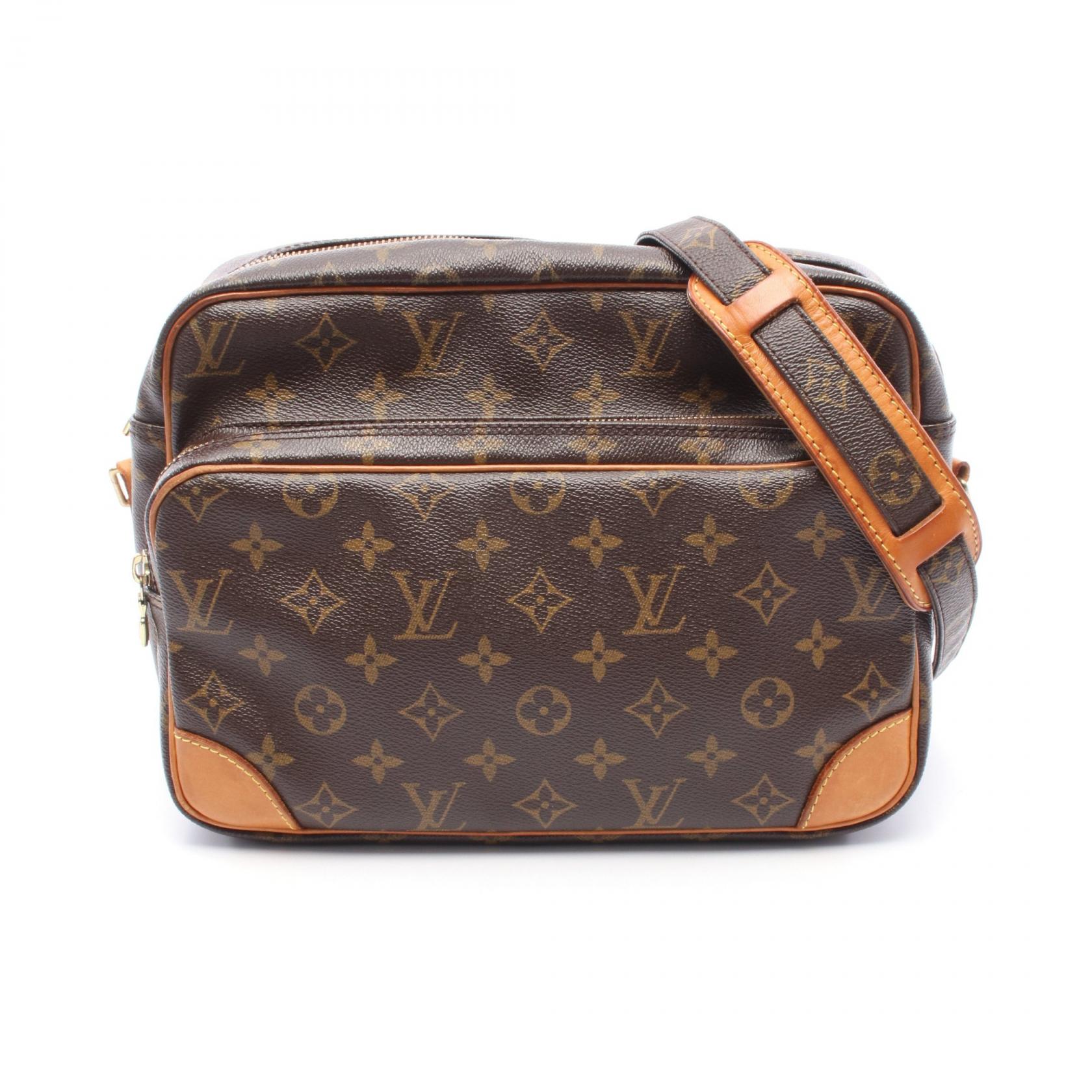 ルイ・ヴィトン LOUIS VUITTON ナイル モノグラム ショルダーバッグ バッグ PVCコーティングキャンバス レザー ブラウン系 M45244 【中古】