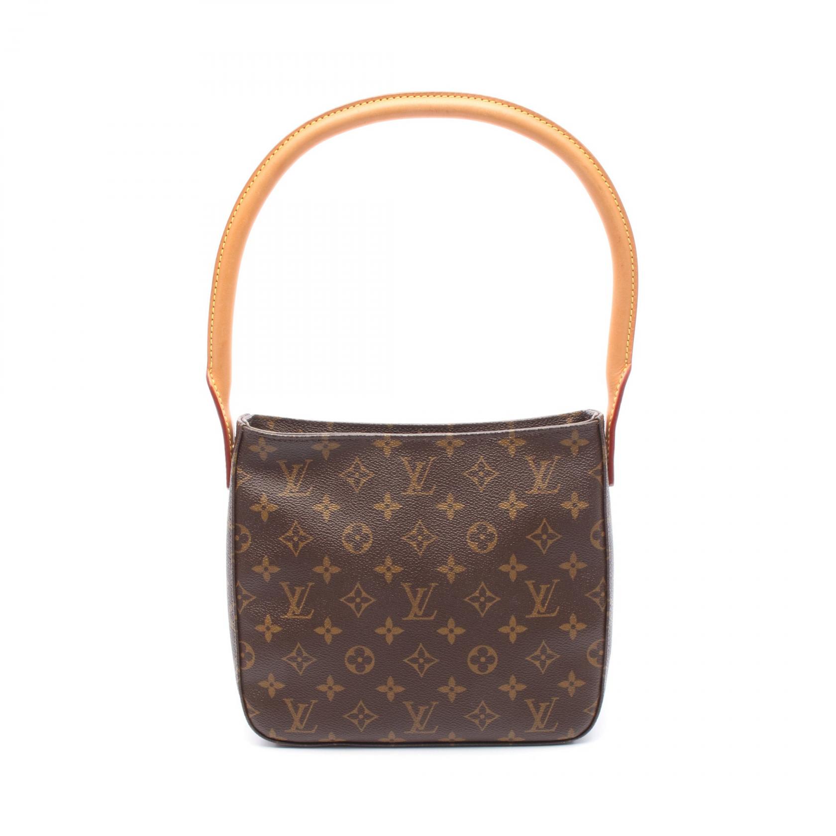 Louis Vuitton ブラウン モノグラム ショルダーバッグ　ルーピング 中古・古着通販】LOUIS VUITTON (ルイ ヴィトン) ルーピングGM