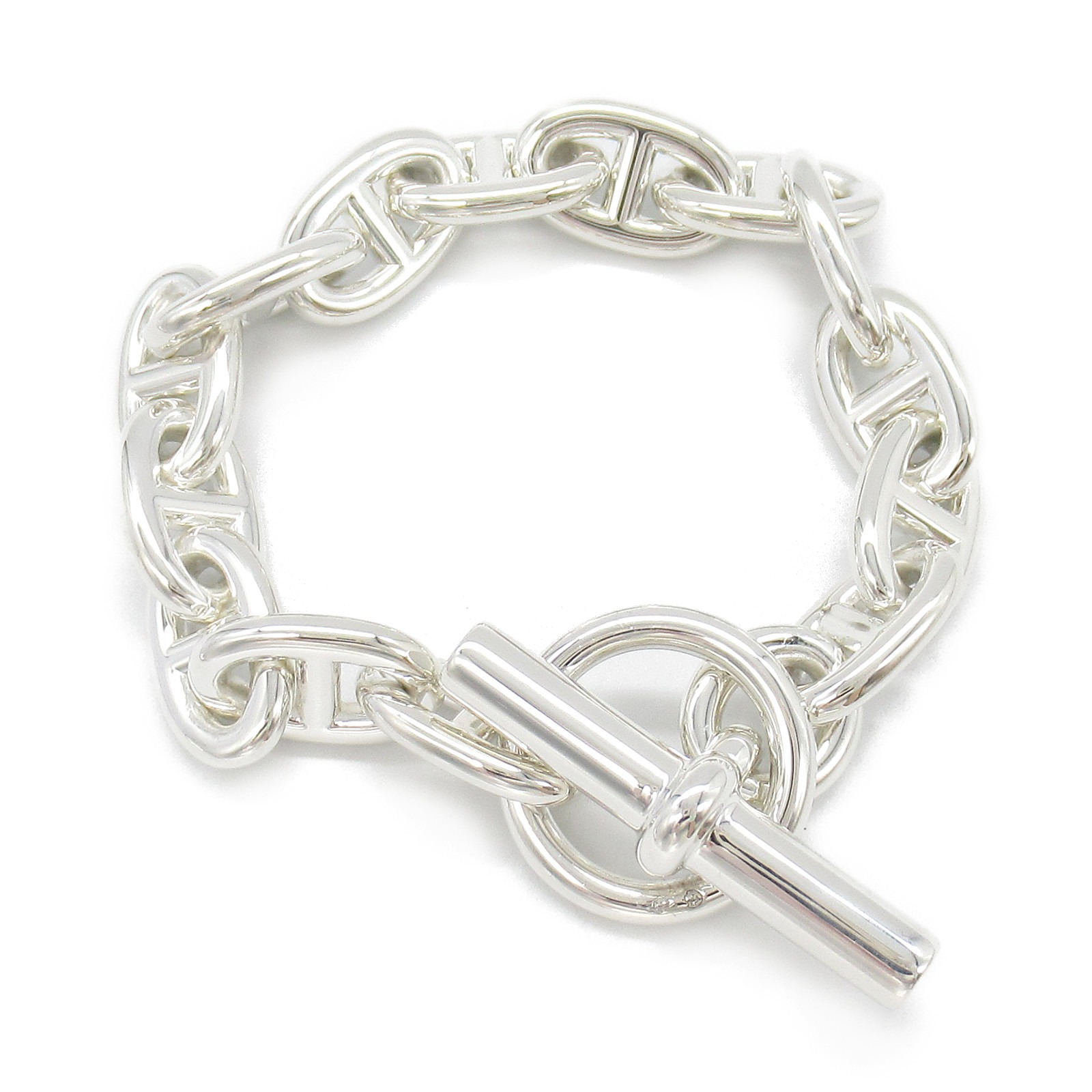 楽天市場】エルメス HERMES シェーヌダンクルPM 14コマ ブレスレット