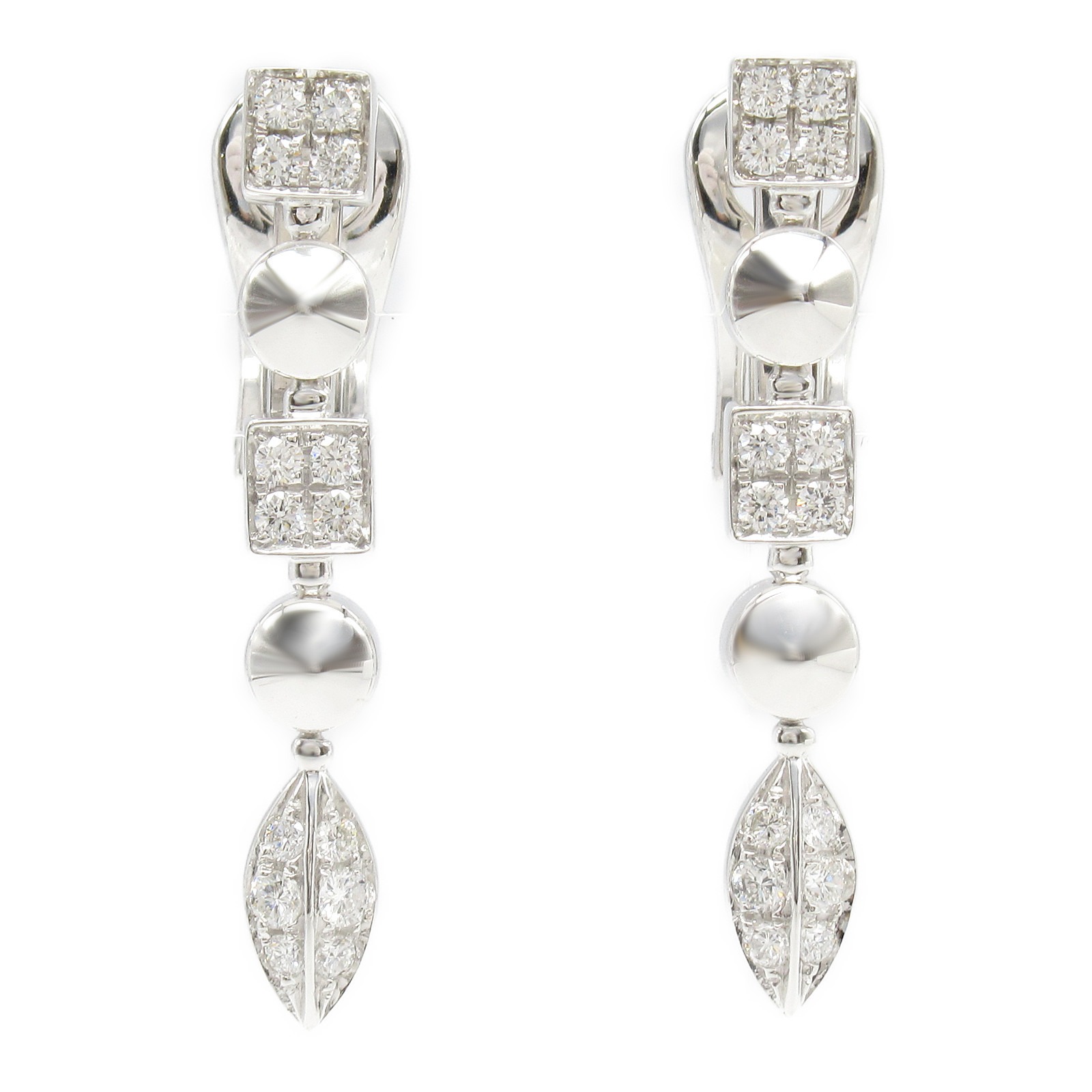 楽天市場】ブルガリ パレンテシ ハーフダイヤモンド イヤリング K18