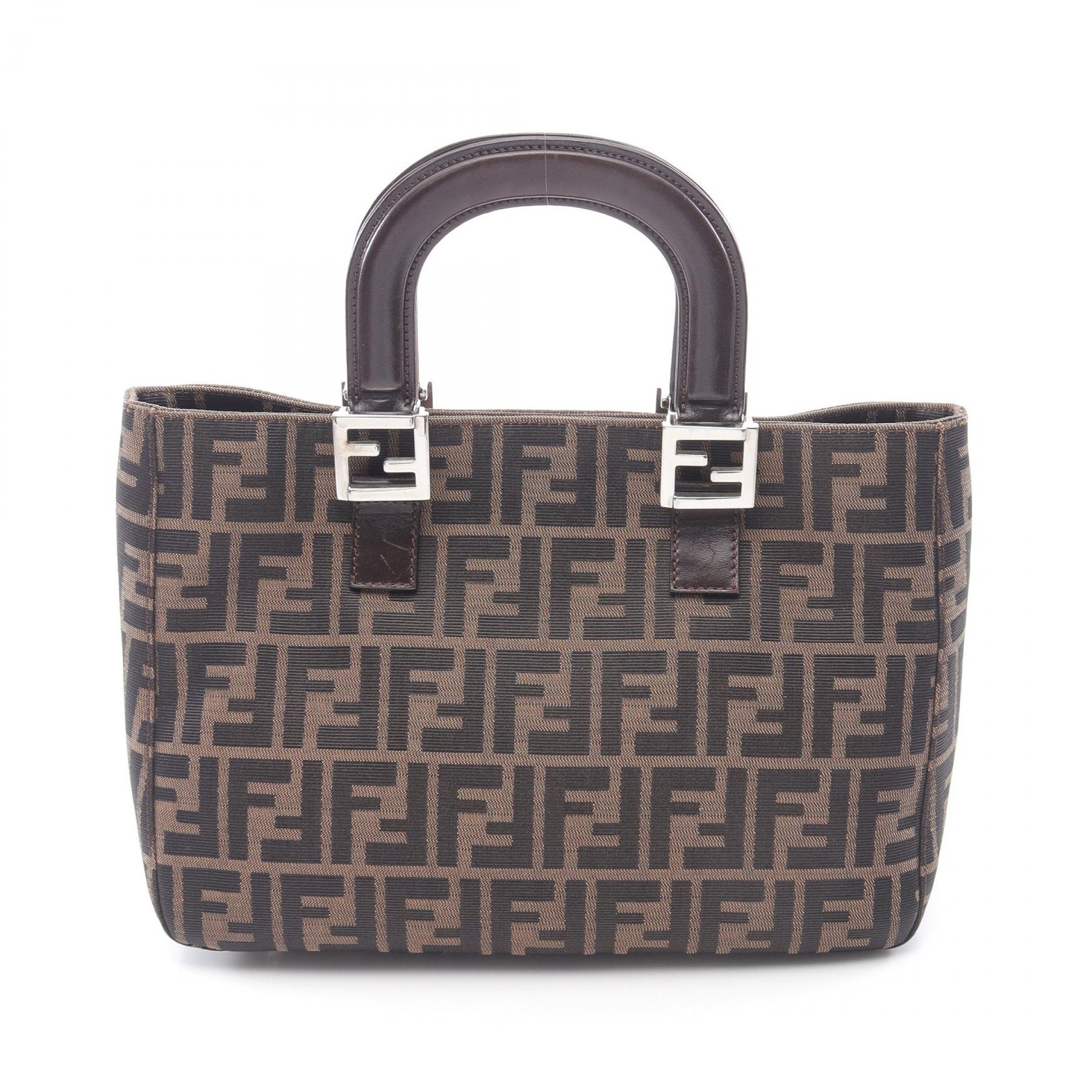 楽天市場】FENDI フェンディ ズッカ ブラウン 茶 キャンバス