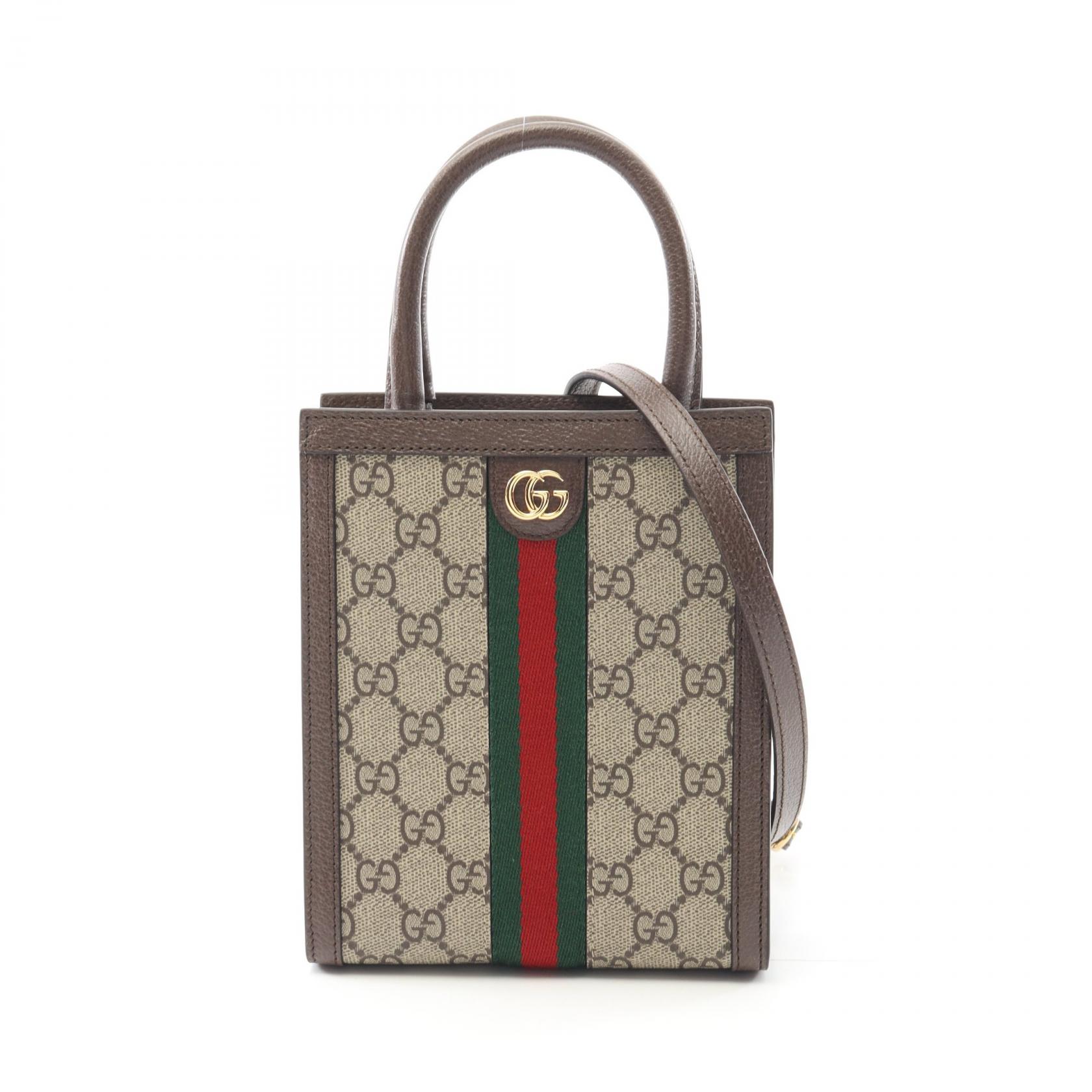 【美品】GUCCI PVC レザー ハンドバッグ GGスプリーム イタリア製 楽天市場】GUCCI グッチ オフィディア GGスプリーム