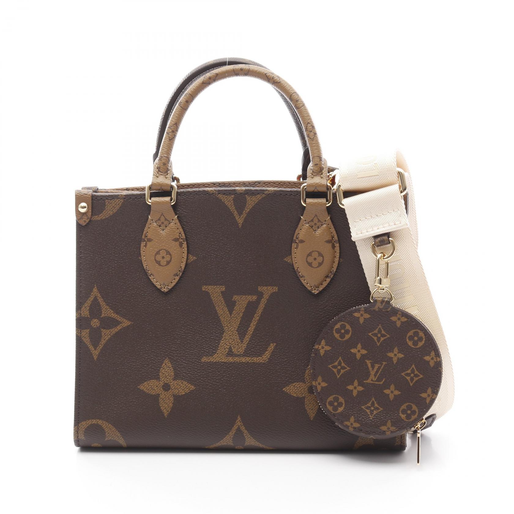 ルイヴィトン 2WAYトートバッグ オンザゴーMM モノグラムリバース ハンド ルイ・ヴィトン(Louis Vuitton) ルイ・ヴィトン ハンドバッグ